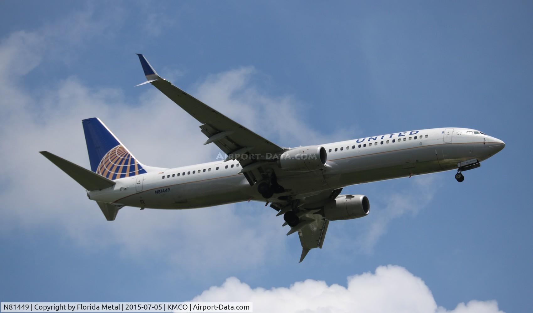 N81449, 2009 Boeing 737-924/ER C/N 31651, United 737-924