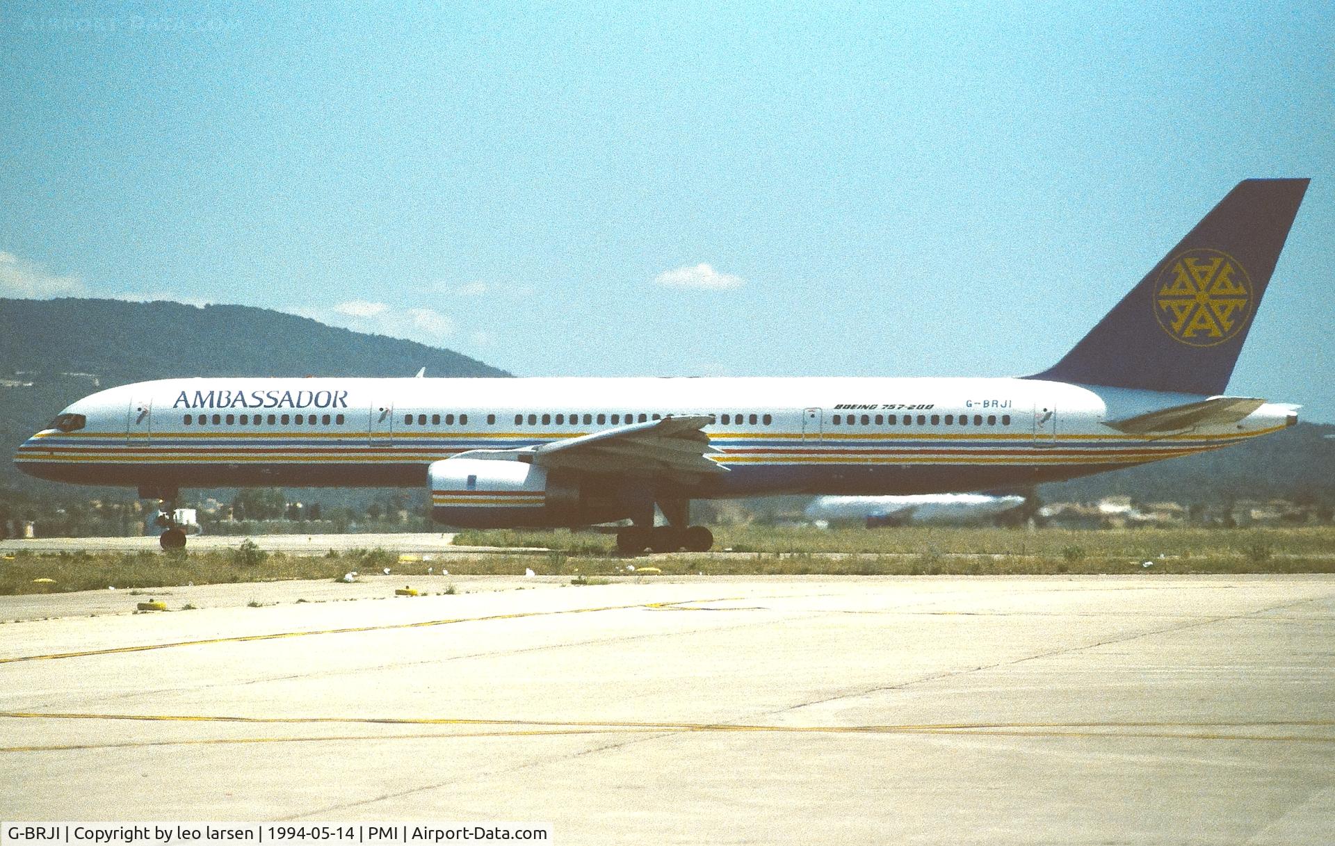 G-BRJI, 1990 Boeing 757-236 C/N 24792, Palma de Mallorca 14.5.1994
