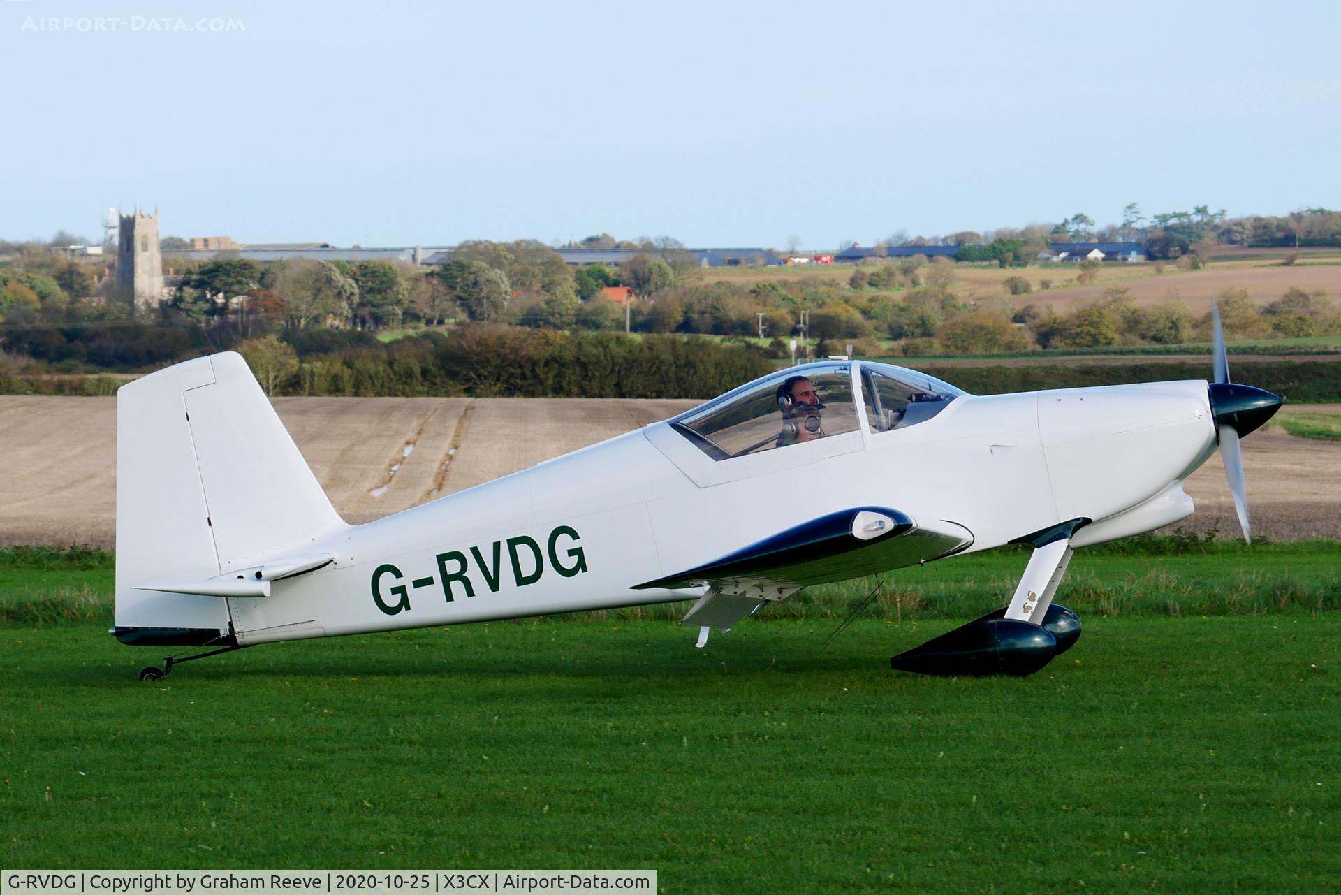 G-RVDG, 2007 Vans RV-9 C/N PFA 320-14310, Just landed at Norwich.