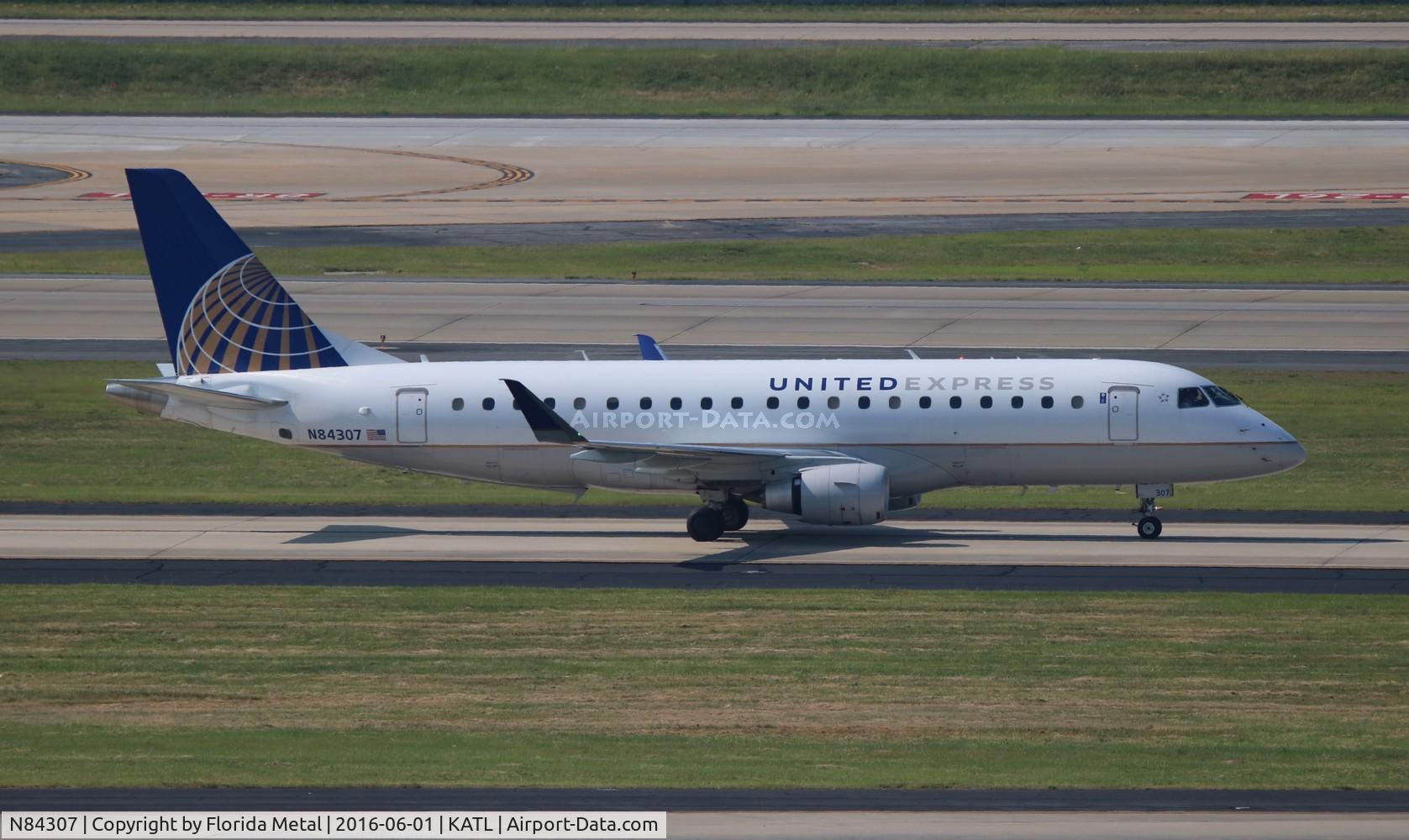 N84307, 2014 Embraer 175LR (ERJ-170-200LR) C/N 17000419, Mesa EMB-175