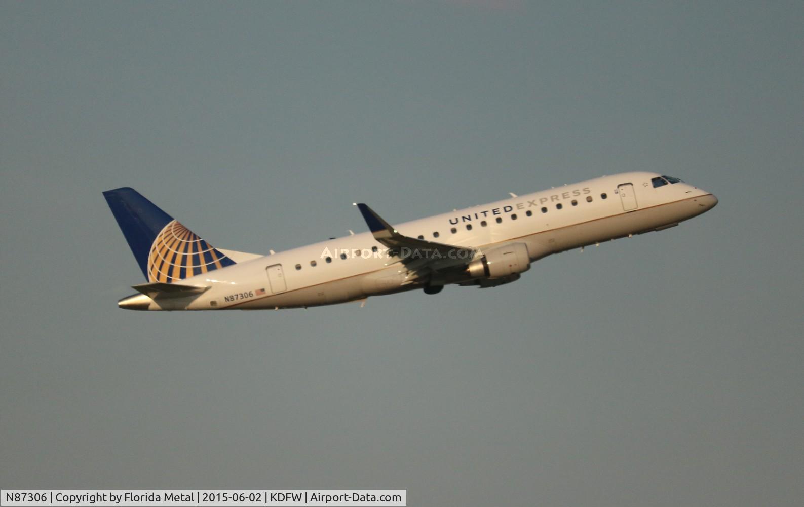 N87306, 2014 Embraer 175LR (ERJ-170-200LR) C/N 17000414, Mesa EMB-175LR