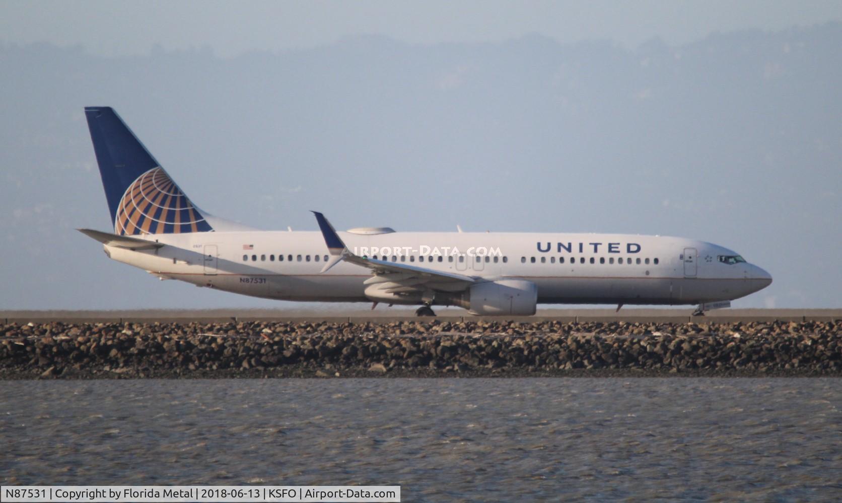 N87531, 2011 Boeing 737-824 C/N 39999, United 737-824