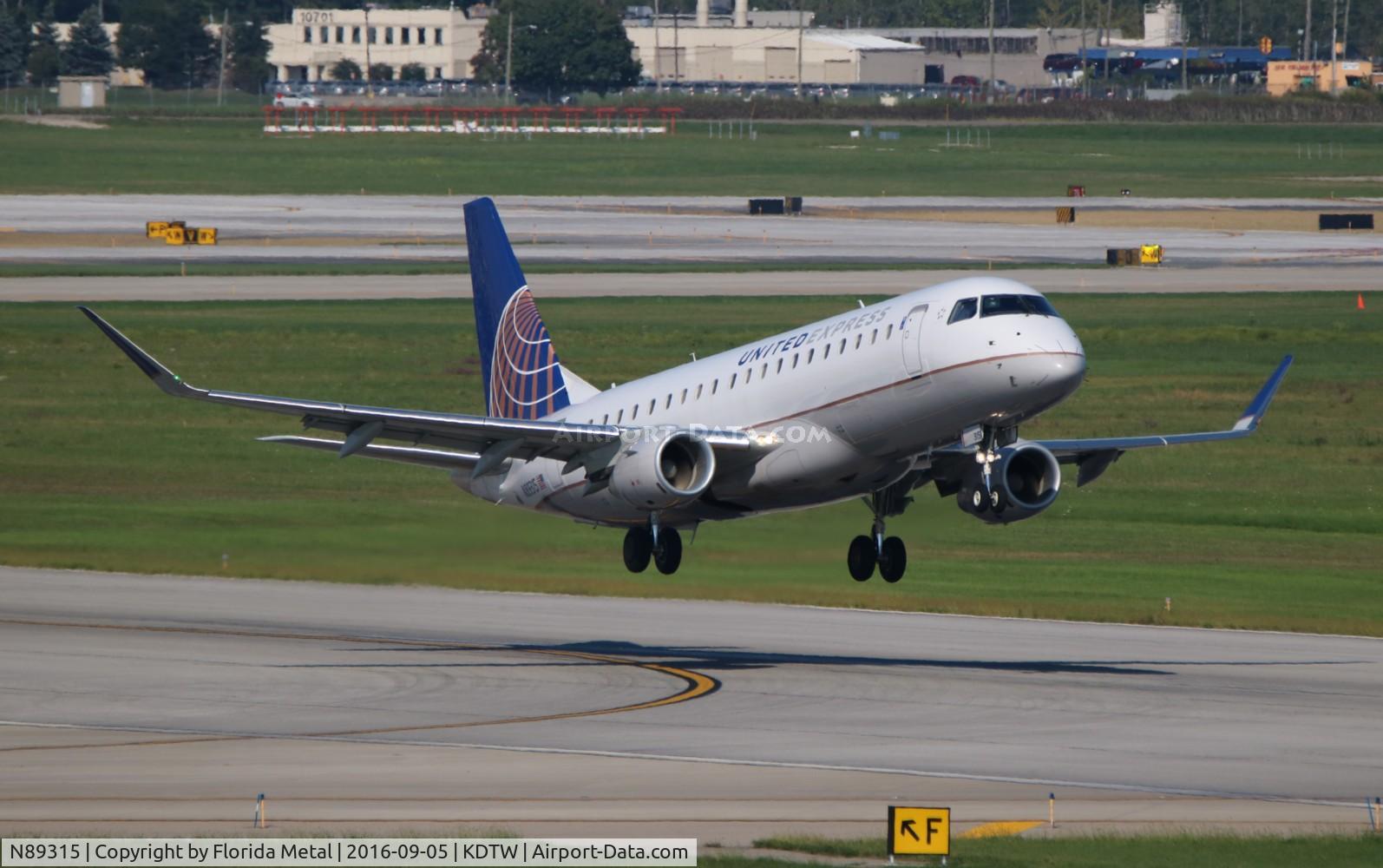 N89315, 2014 Embraer 175LR (ERJ-170-200LR) C/N 17000437, Mesa EMB-175LR