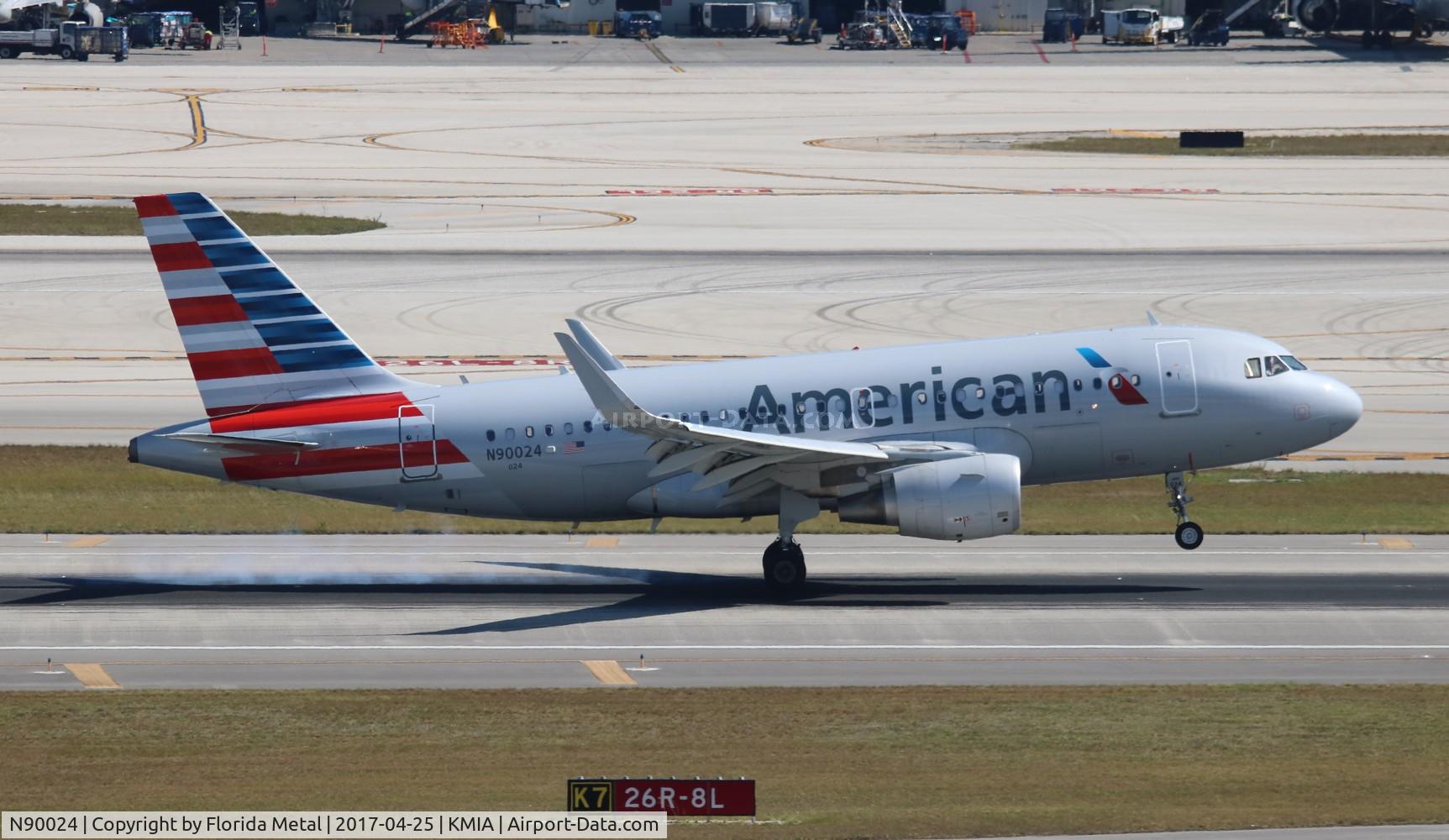 N90024, 2014 Airbus A319-115 C/N 6384, American A319-115