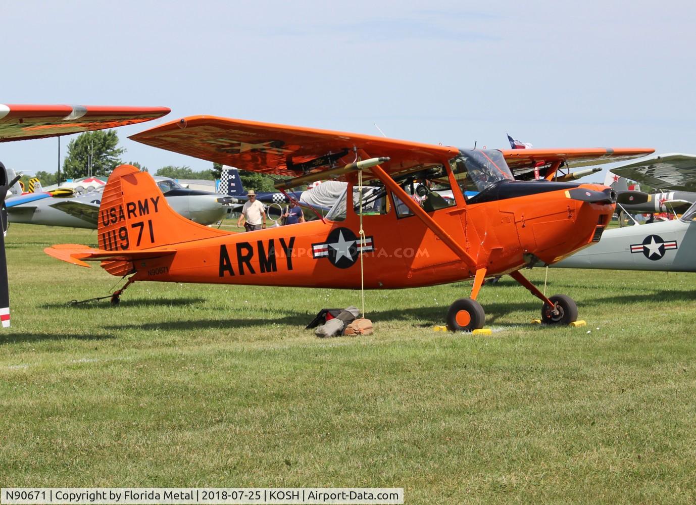 N90671, 1951 Cessna O-1A Bird Dog C/N 22285, Bird Dog