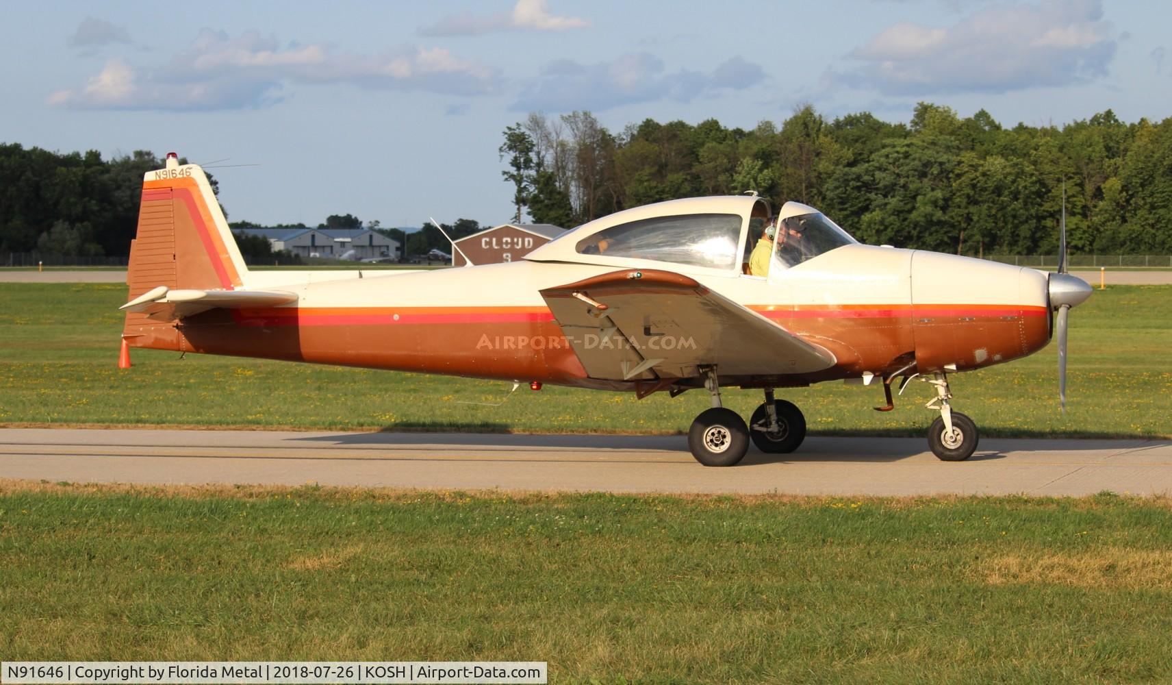N91646, 1946 North American Navion (NA-145) C/N NAV-4-161, North American Navion