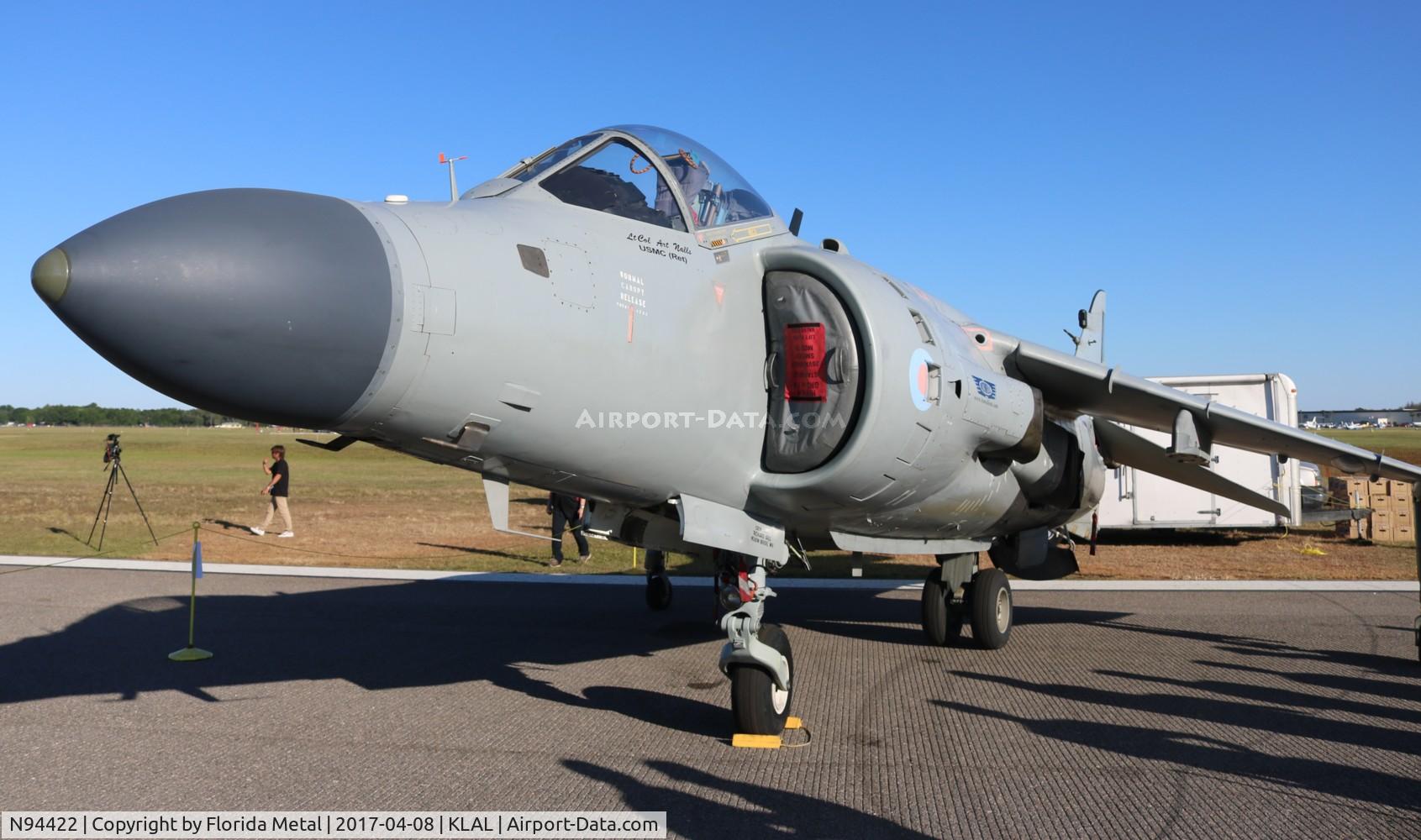 N94422, 1979 British Aerospace Sea Harrier F/A.2 C/N 41H-912002/DB2, Sea Harrier