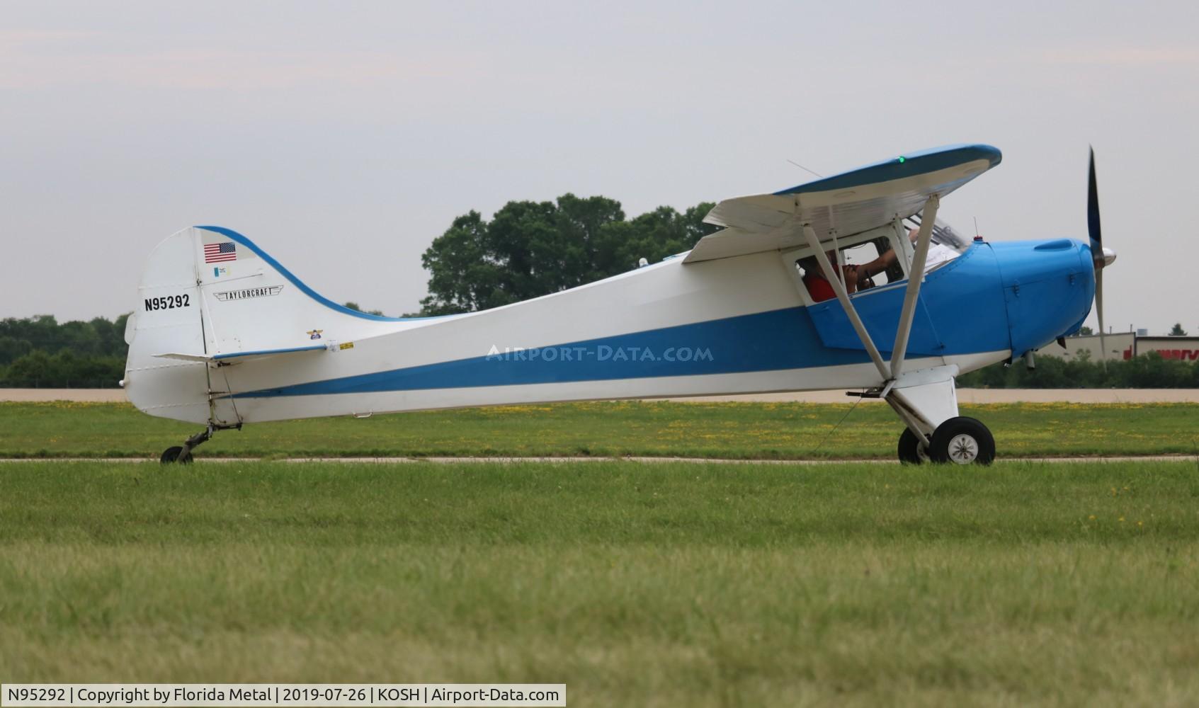 N95292, 1946 Taylorcraft BC12-D C/N 9692, BC-12