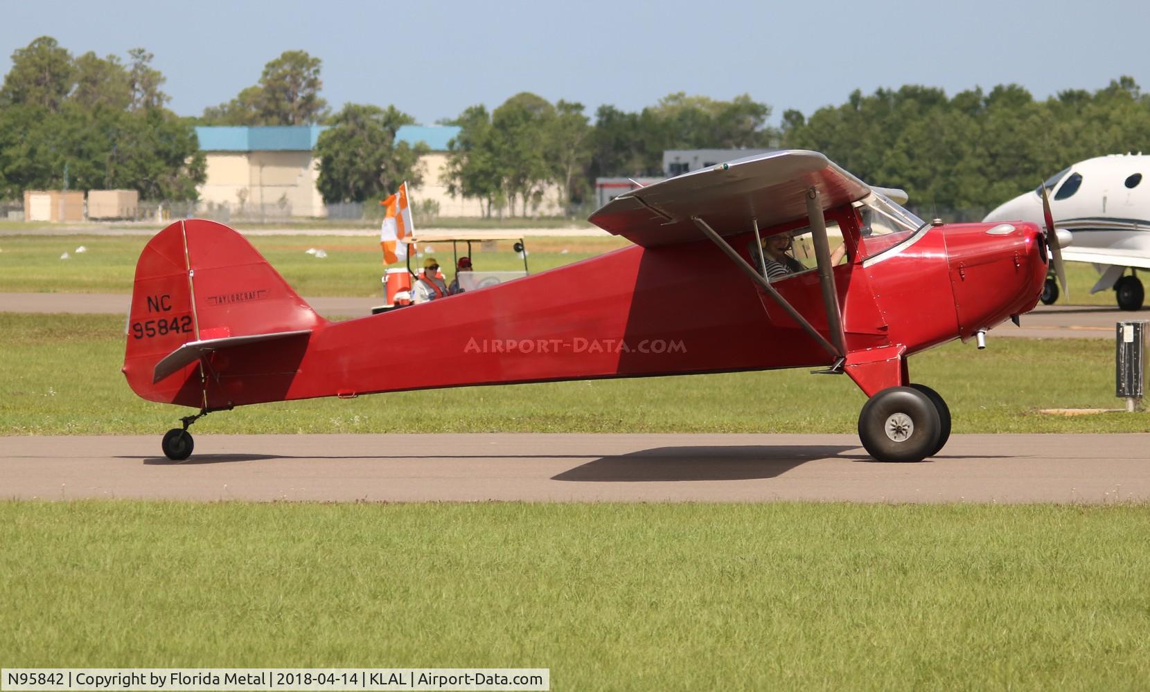 N95842, 1946 Taylorcraft BC12-D C/N 8142, BC-12