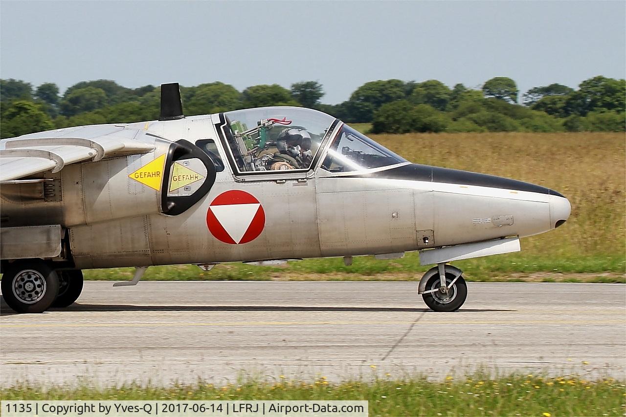 1135, Saab 105OE C/N 105435, Saab 105OE, Taxiing to flight line, Landivisiau Naval Air Base (LFRJ) Tiger Meet 2017