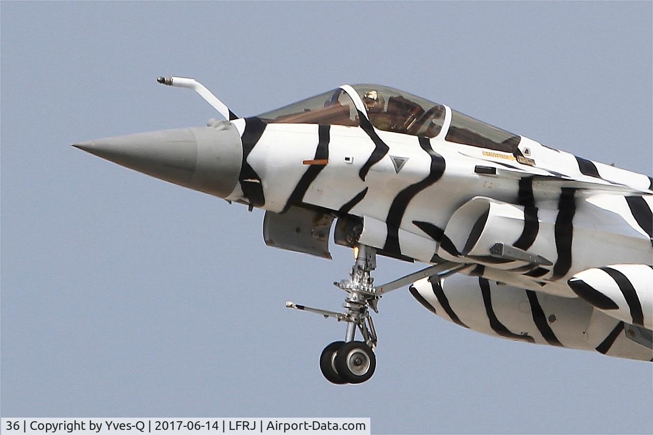36, Dassault Rafale M C/N 36, Dassault Rafale M, Take off rwy 26, Landivisiau Naval Air Base (LFRJ) Tiger Meet 2017