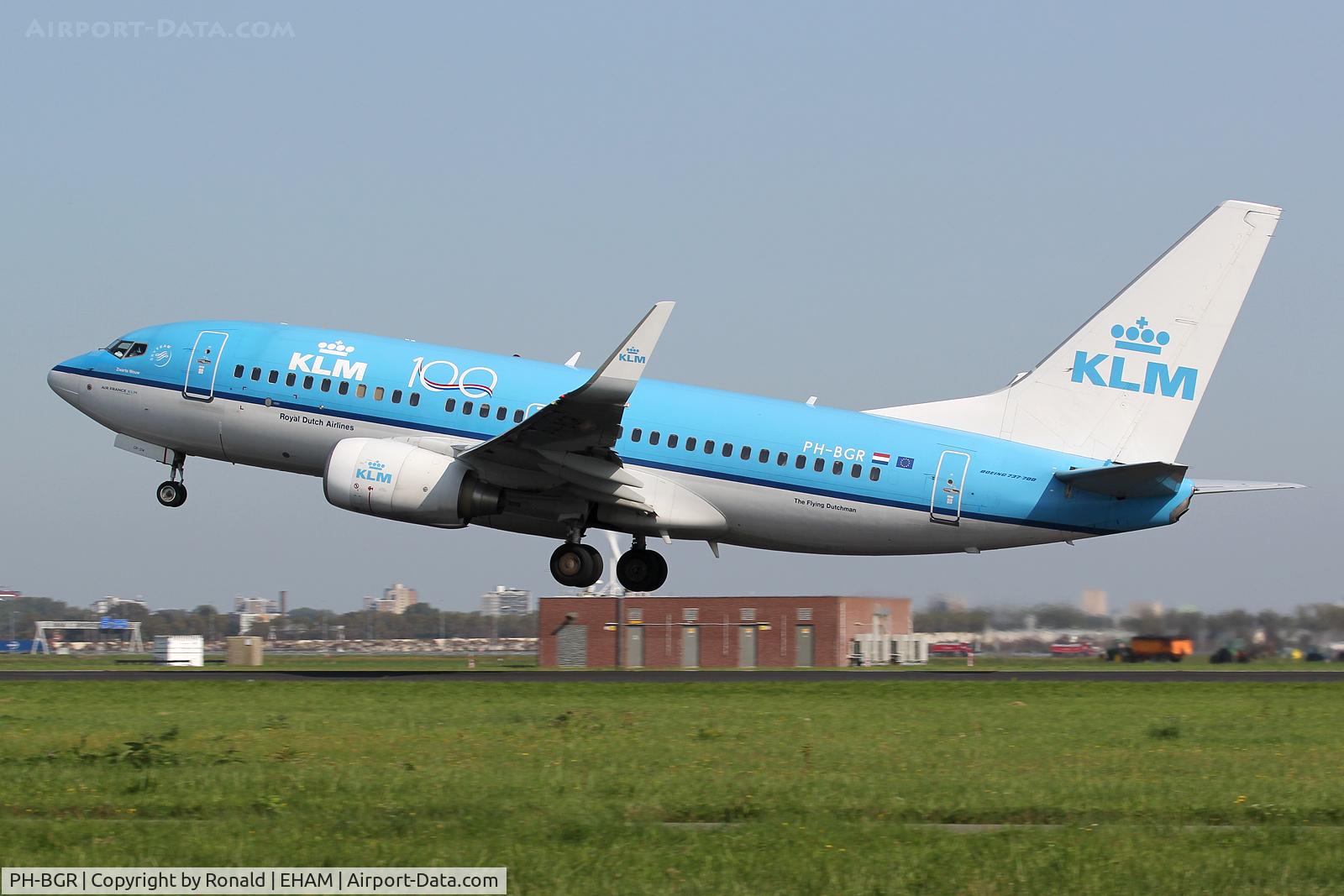 PH-BGR, 2011 Boeing 737-7K2 C/N 39446, at spl