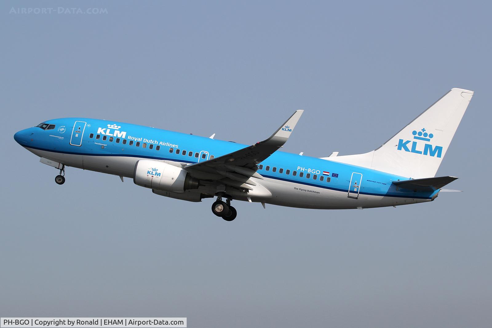 PH-BGO, 2011 Boeing 737-7K2 C/N 38126, at spl