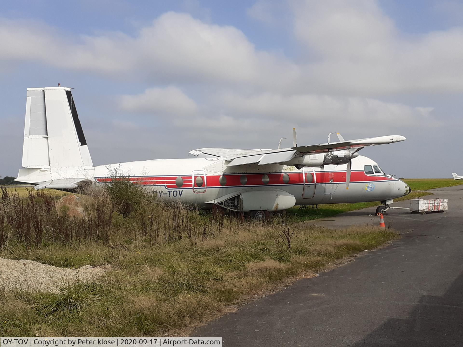 OY-TOV, 1969 Nord 262A C/N 54, Photo taken at Morlaix airport, Bretagne , France September 2020