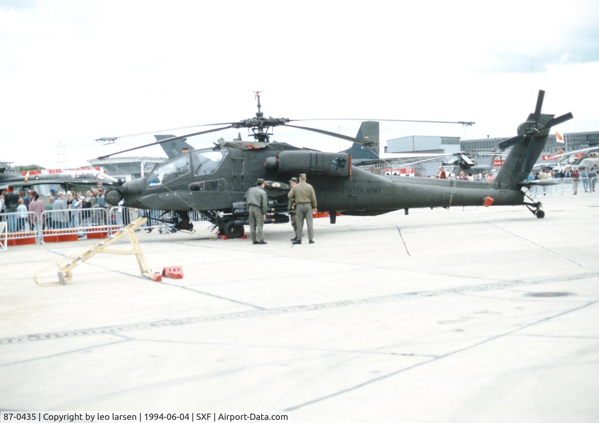 87-0435, McDonnell Douglas AH-64A Apache C/N PV454, Berlin Air Show 4.6.1994
