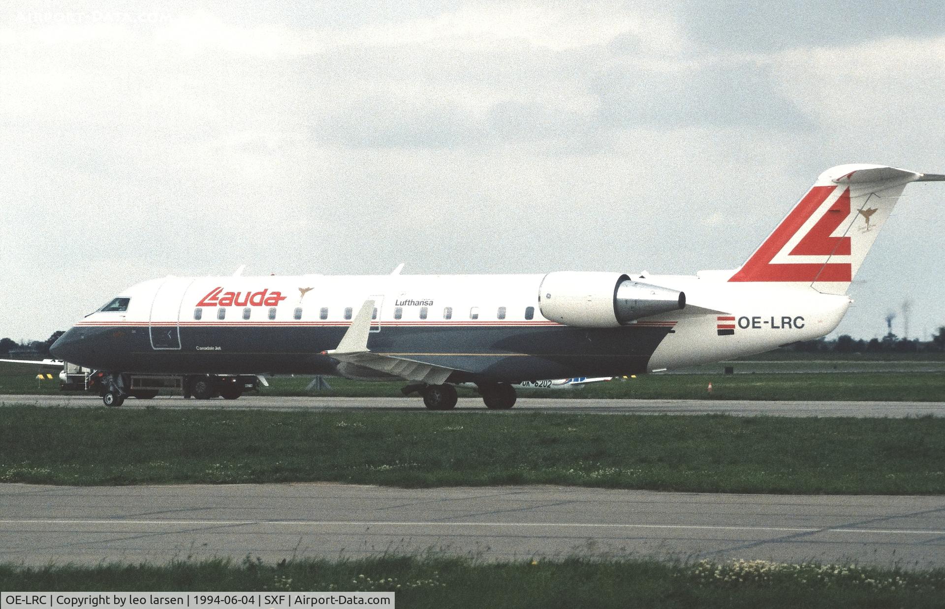 OE-LRC, 1994 Canadair CRJ-100LR (CL-600-2B19) C/N 7036, Berlin 4.6.1994