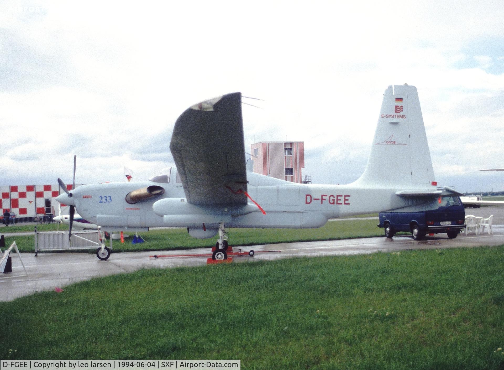 D-FGEE, 1989 Grob G-520 Egrett C/N 10002, Berlin Air Show 4.6.1994