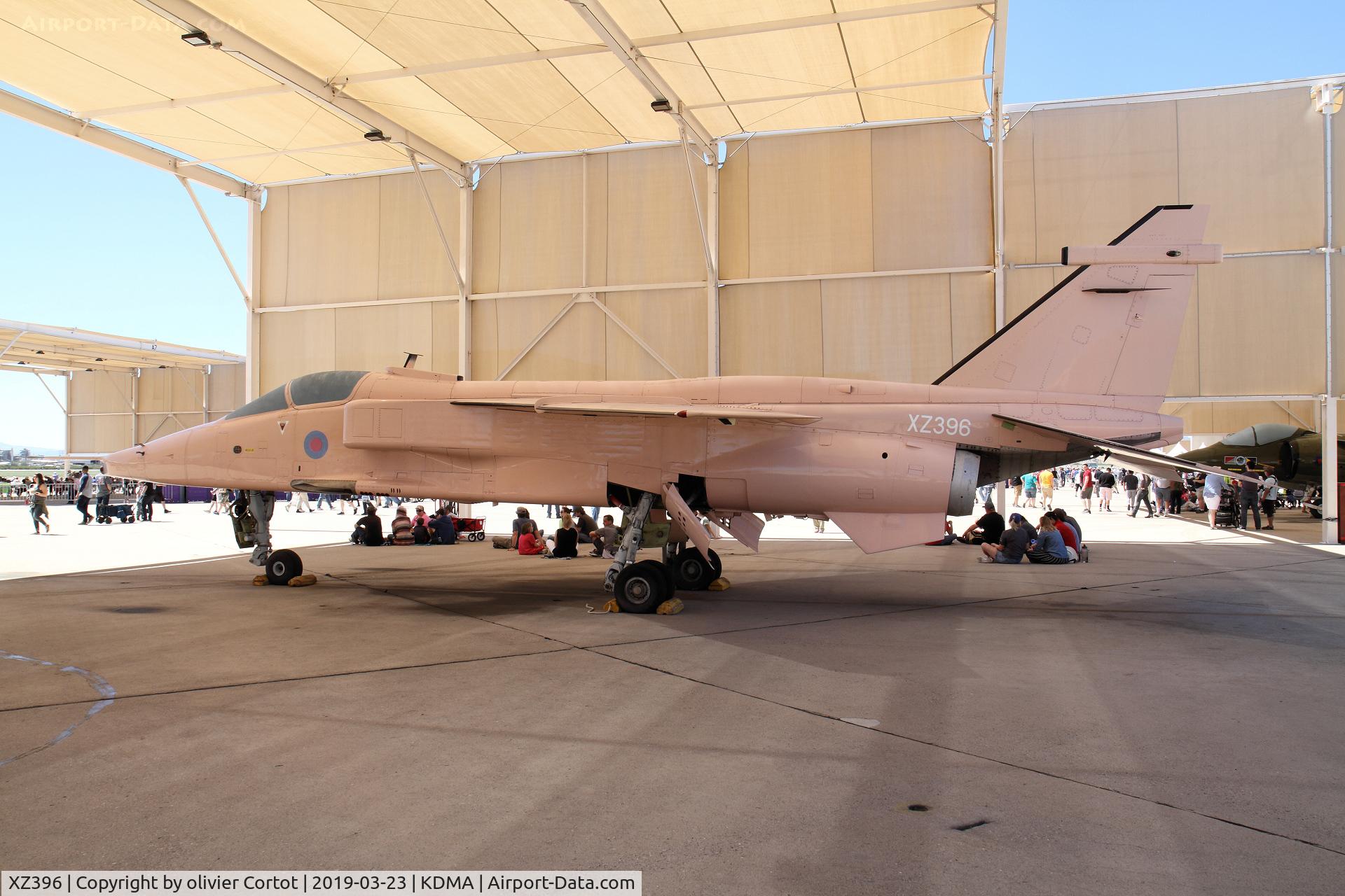 XZ396, 1977 Sepecat Jaguar GR.3A C/N S.161, bad paint job, DM airshow 2019