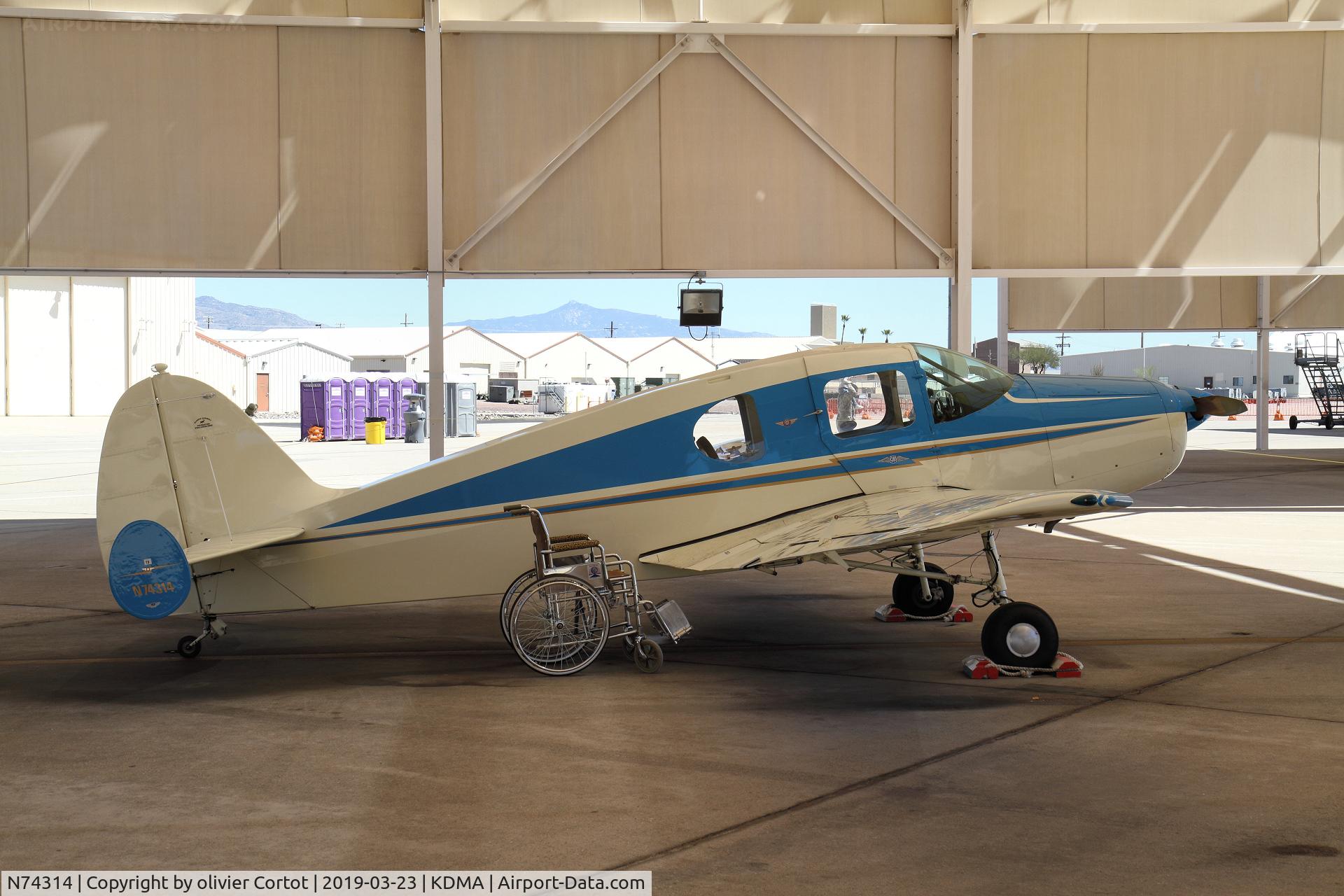 N74314, 1947 Bellanca 14-13-2 Cruisair Senior C/N 1427, DM 2019 airshow