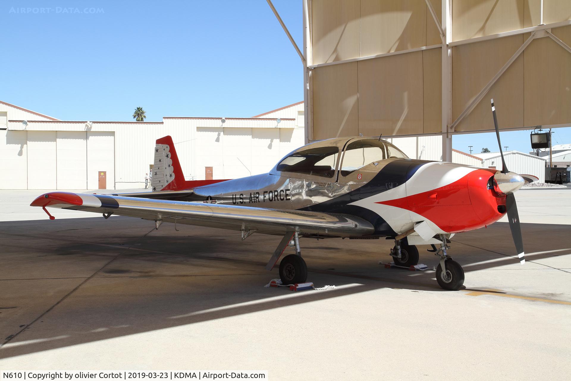 N610, 1950 Ryan Navion A C/N NAV-4-2066, 2019 DM airshow