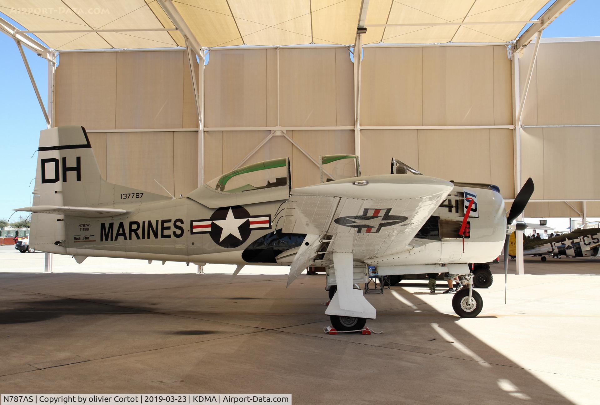 N787AS, 1953 North American T-28B C/N 137787 (200-150), 2019 airshow
