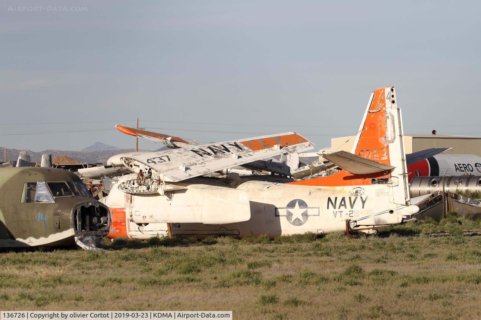 136726, Grumman S2F-1 Tracker Tracker C/N 635, still there in 2019