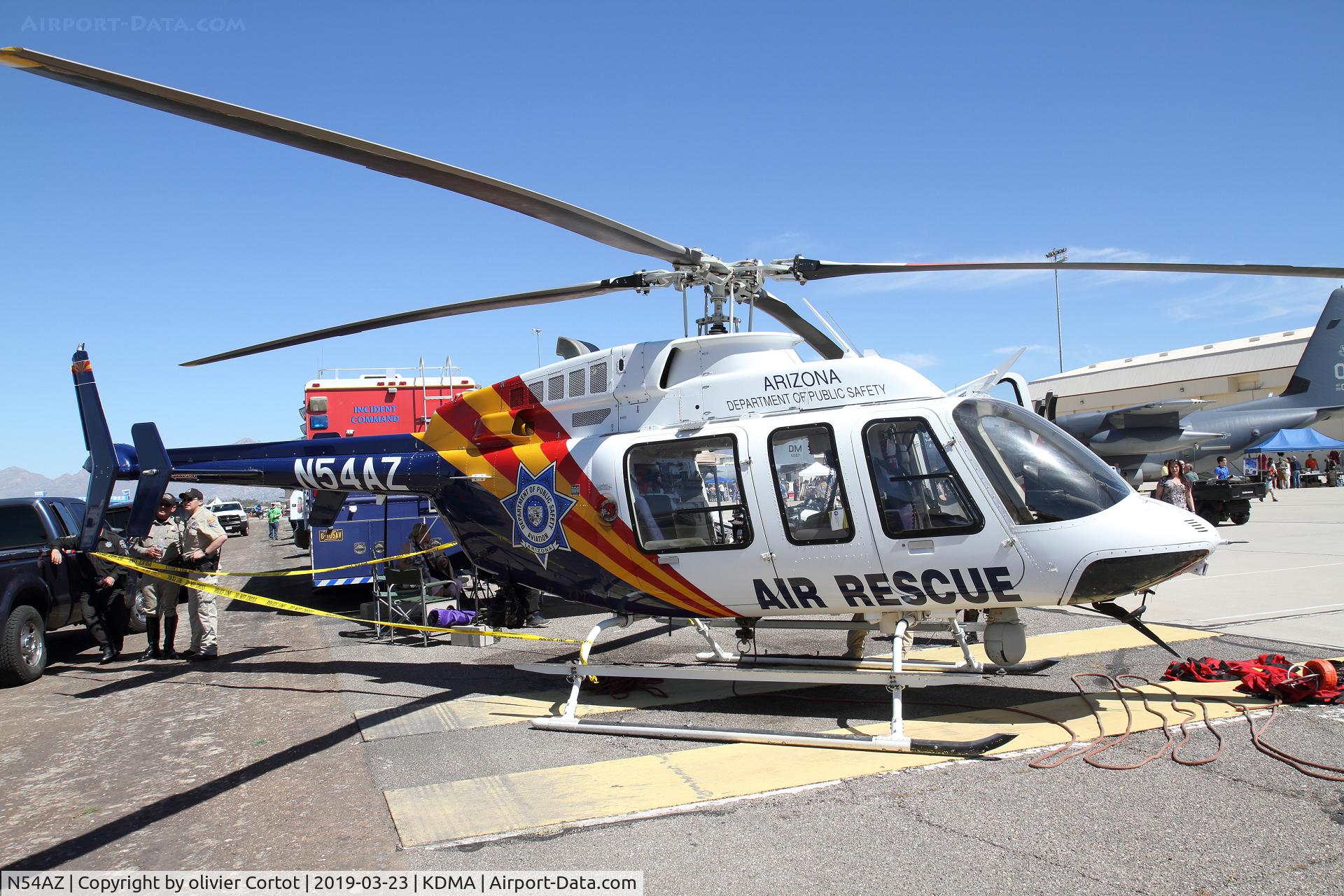 N54AZ, 2004 Bell 407 C/N 53588, 2019 airshow