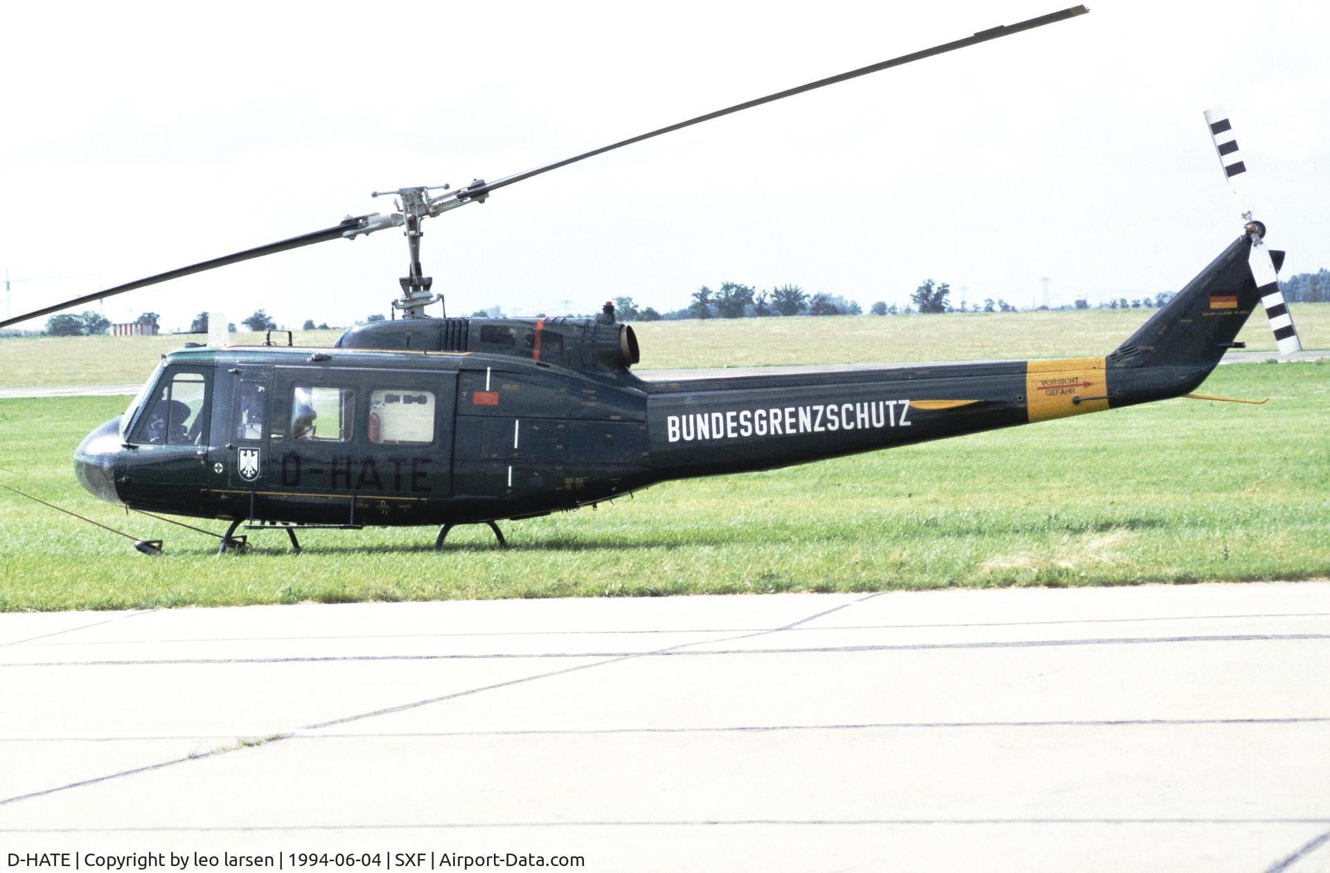 D-HATE, 1970 Bell (Dornier) UH-1D Iroquois (205) C/N 8063, Berlin Ar Show 4.6.1994