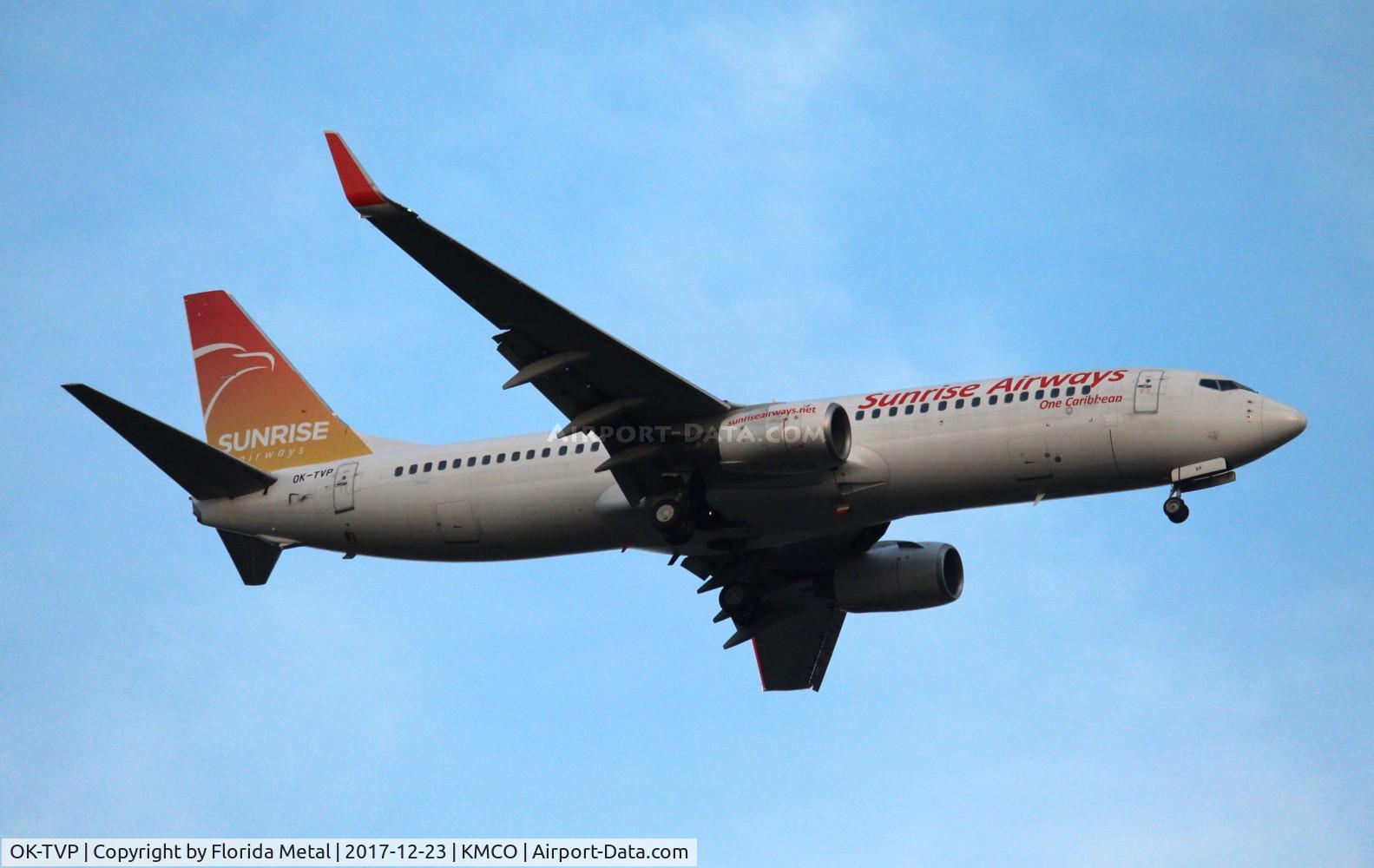 OK-TVP, 2002 Boeing 737-8K5 C/N 32907, Sunrise Airways