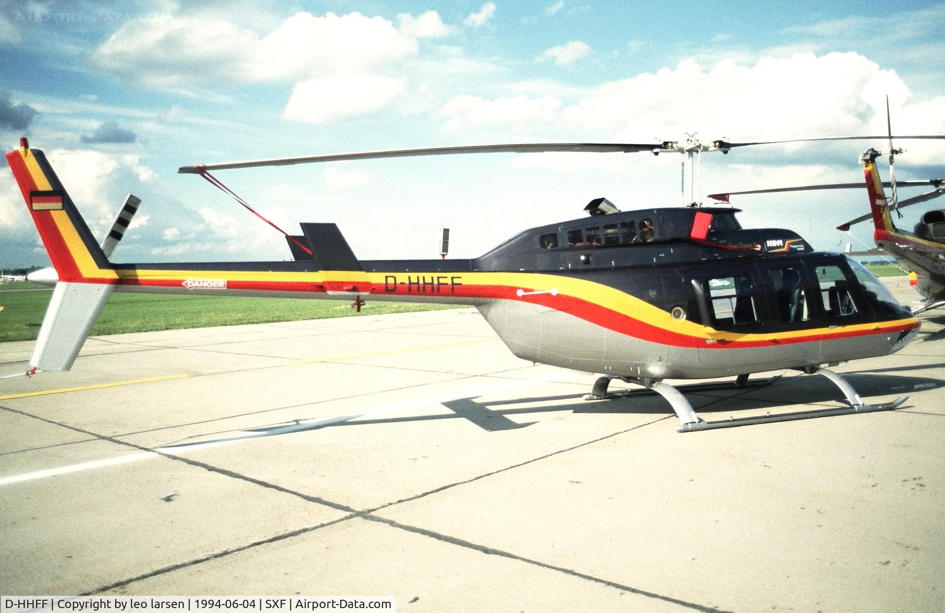 D-HHFF, 1994 Bell 412 HP Long Ranger 4 C/N 36065, Berlin Air Show 4.6.1994