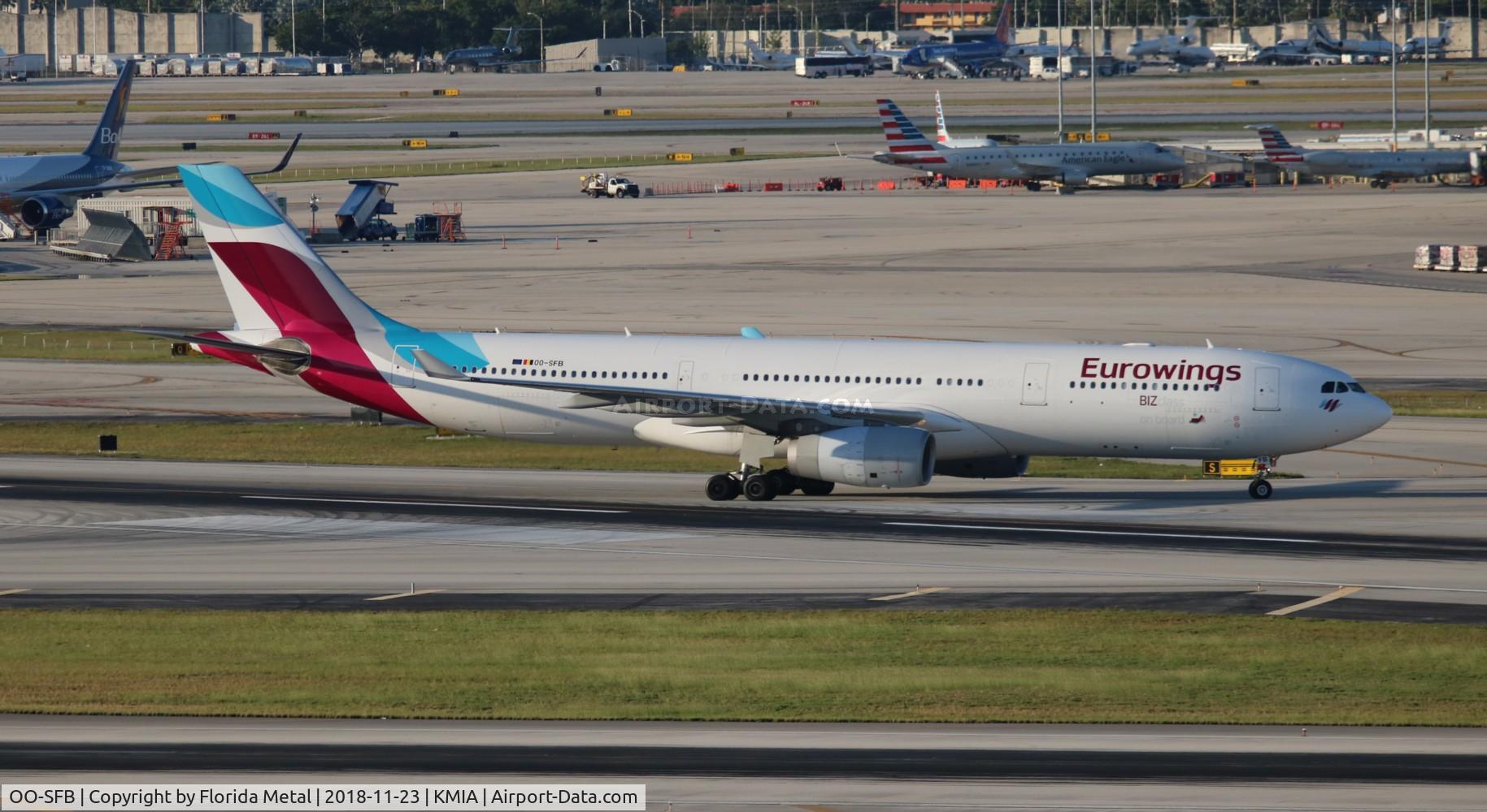 OO-SFB, 2008 Airbus A330-343X C/N 915, Eurowings A330-300