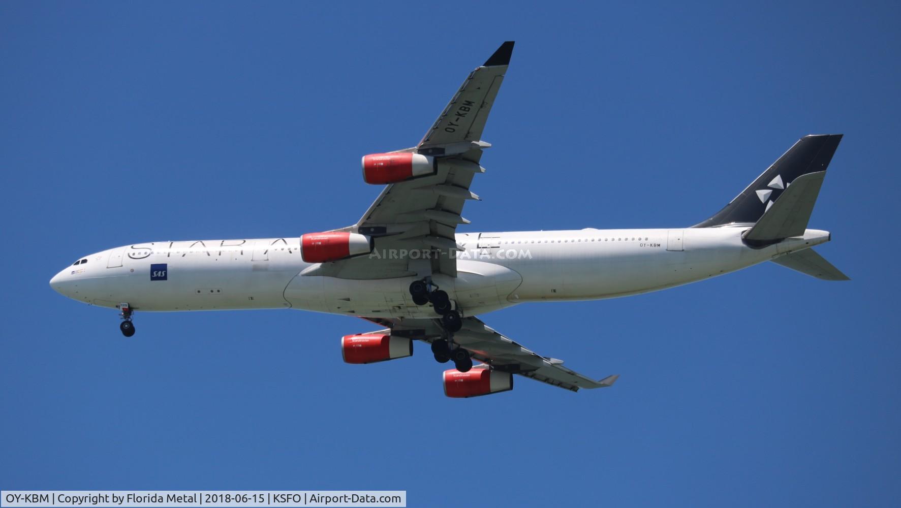 OY-KBM, 2002 Airbus A340-313X C/N 450, SAS A340-300