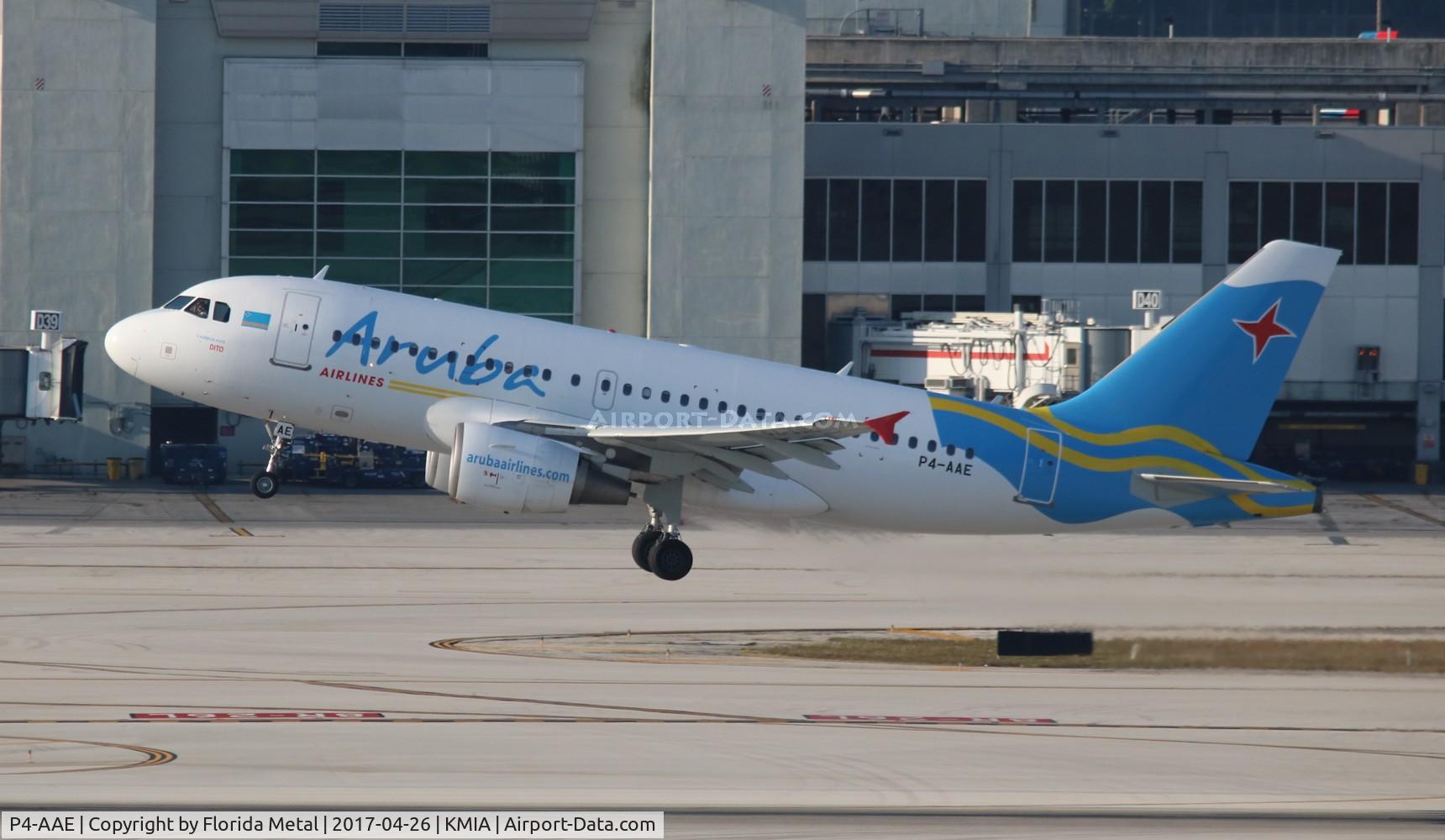P4-AAE, 2001 Airbus A319-111 C/N 1583, Aruba A319