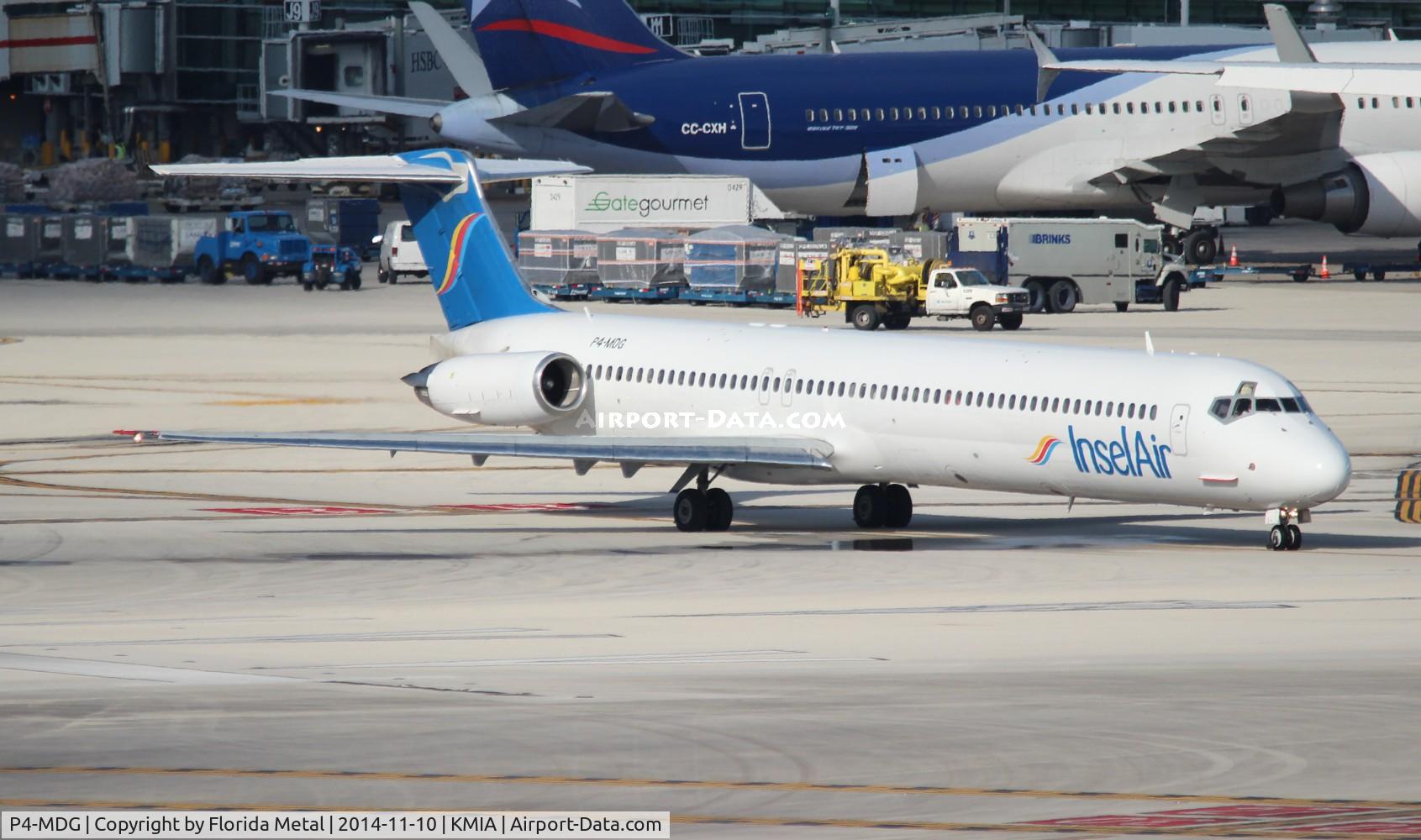 P4-MDG, 1990 McDonnell Douglas MD-83 (DC-9-83) C/N 49935, Insel Air MD-83