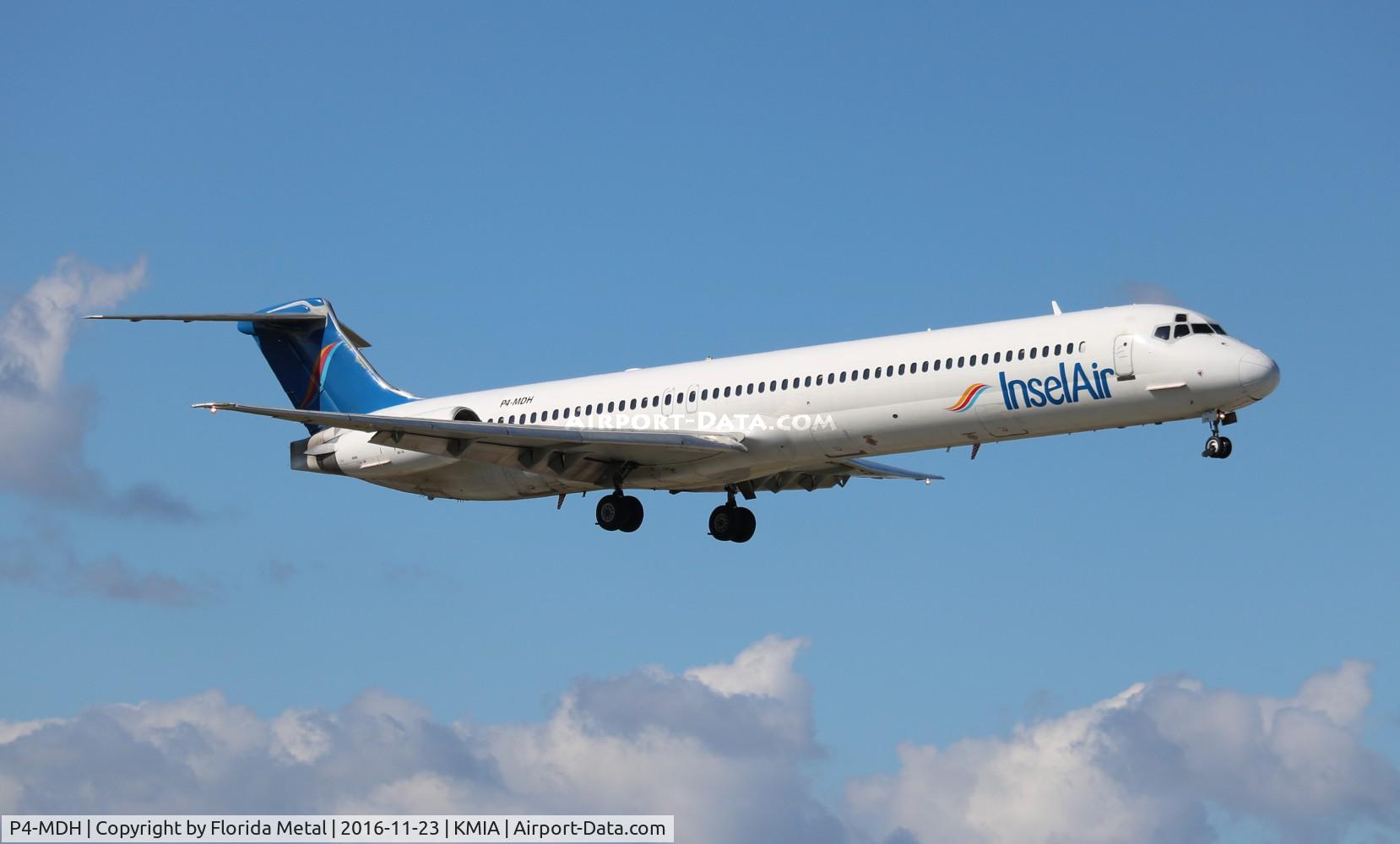 P4-MDH, 1999 McDonnell Douglas MD-83 (DC-9-83) C/N 53624, Insel Air MD-83