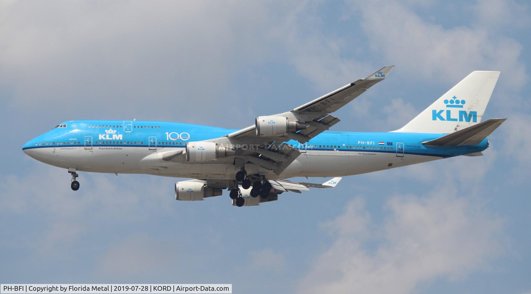 PH-BFI, 1991 Boeing 747-406BC C/N 25086, KLM 747-400