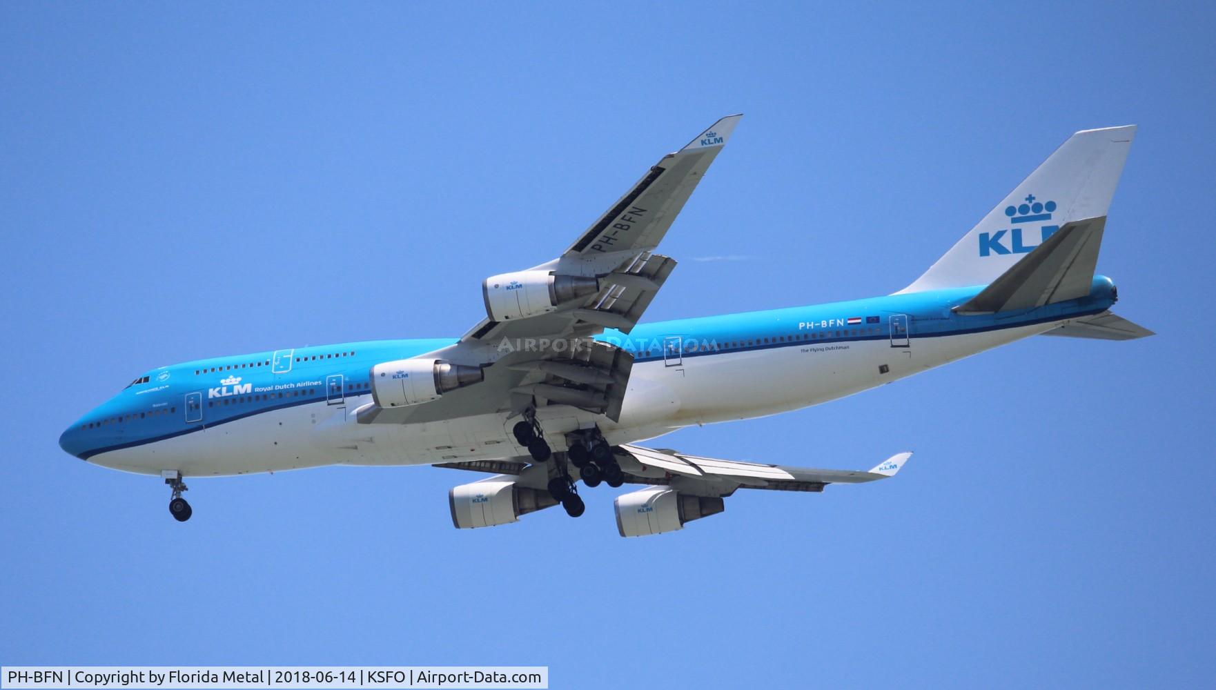 PH-BFN, 1993 Boeing 747-406BC C/N 26372, KLM 747-400