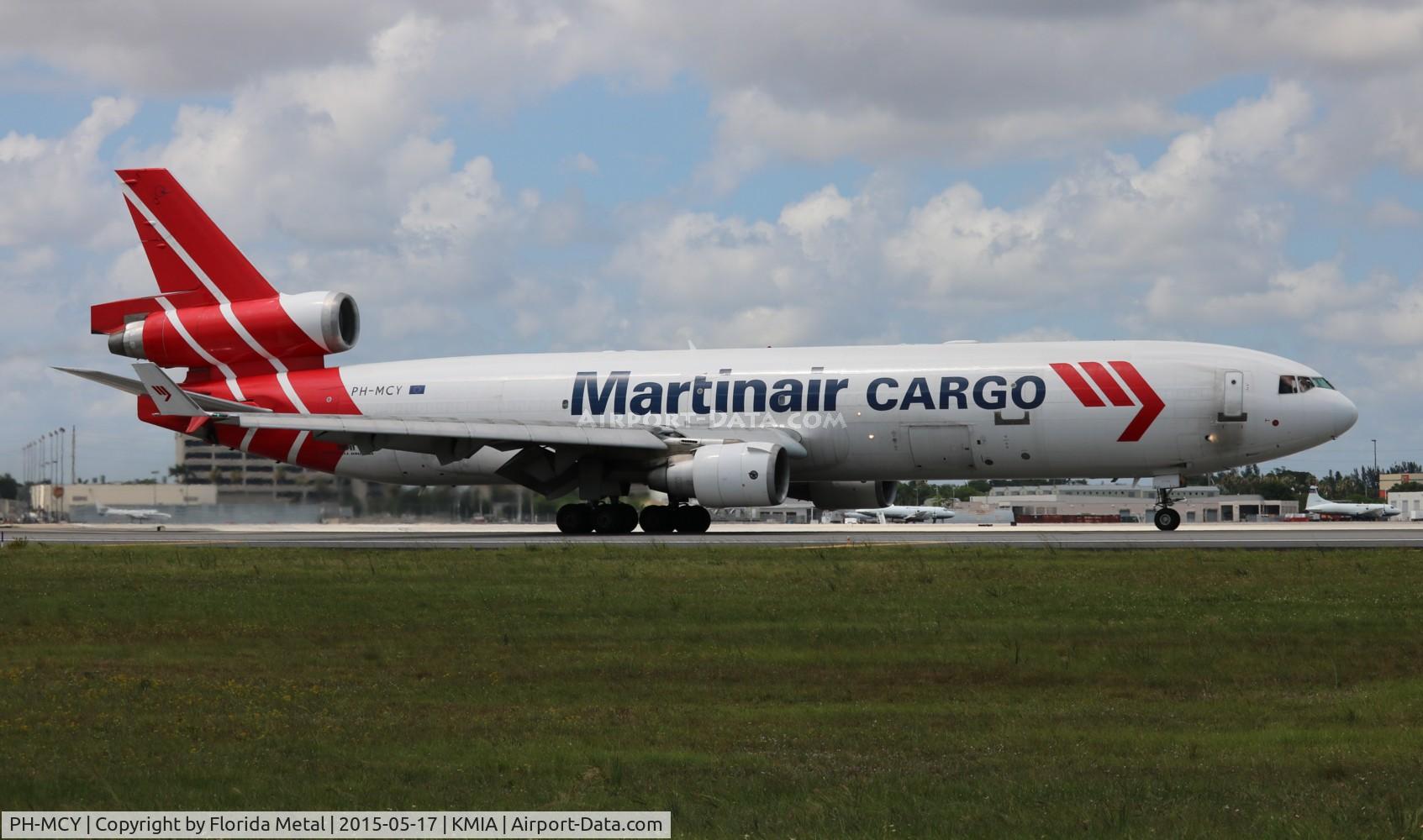 PH-MCY, 1991 McDonnell Douglas MD-11F C/N 48445, Martinair Cargo MD-11F