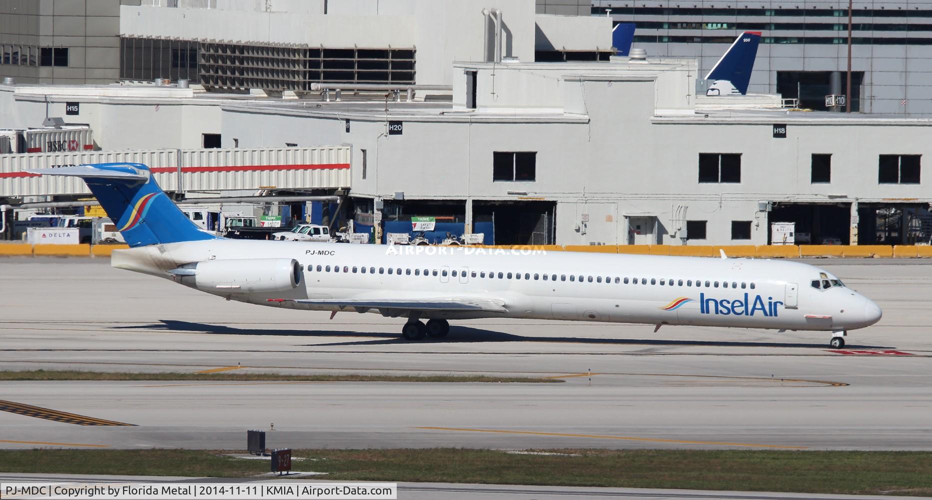 PJ-MDC, 1988 McDonnell Douglas MD-82 (DC-9-82) C/N 49434, Insel Air MD-82