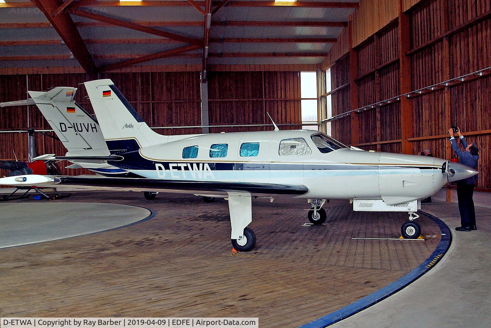 D-ETWA, 1984 Piper PA-46-310P Malibu Malibu C/N 46-8408014, D-ETWA   Piper PA-46-310P Malibu [46-8408014] Eglesbach~D 09/04/2019