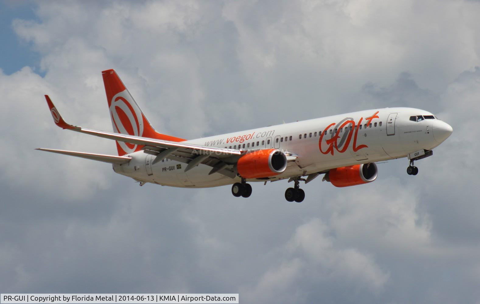 PR-GUI, 2011 Boeing 737-8EH C/N 35844, GOL 737-800
