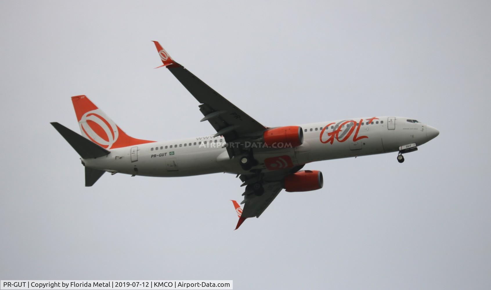 PR-GUT, 2012 Boeing 737-8HX C/N 38878, GOL 737-800