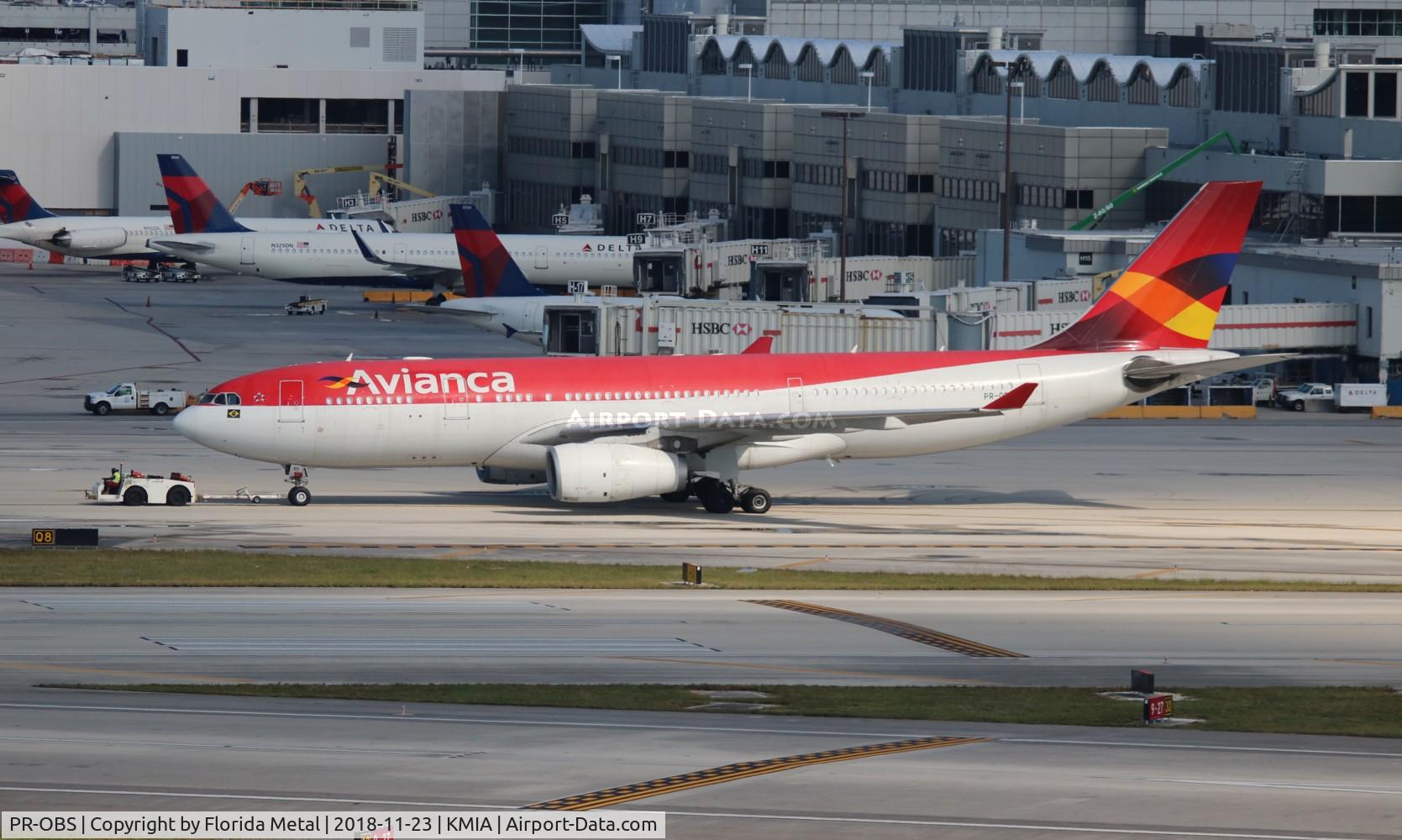 PR-OBS, 2011 Airbus A330-243 C/N 1208, Avianca Brazil