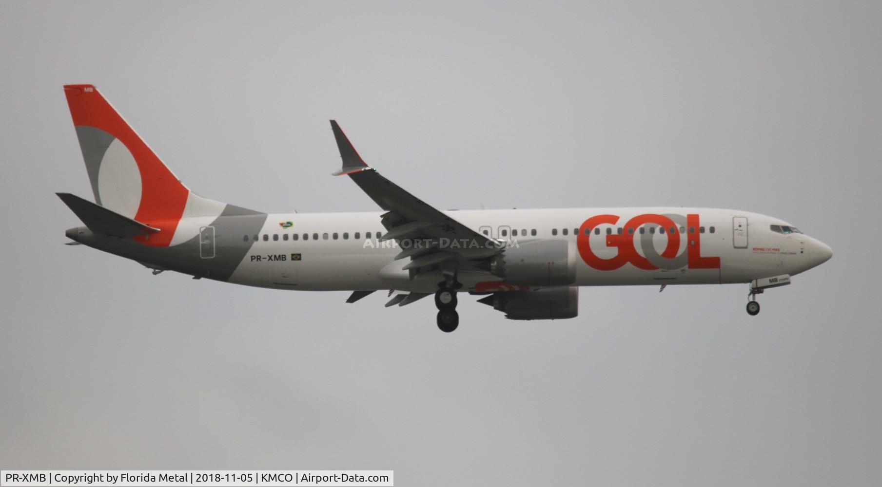PR-XMB, 2018 Boeing 737-8 MAX C/N 43987, GOL 737-8 MAX