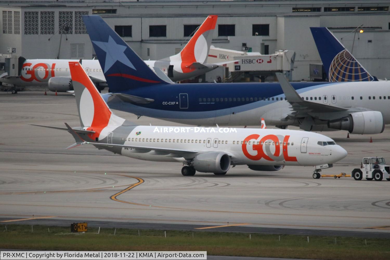 PR-XMC, 2018 Boeing 737-8 MAX C/N 43989, GOL 737-8 MAX