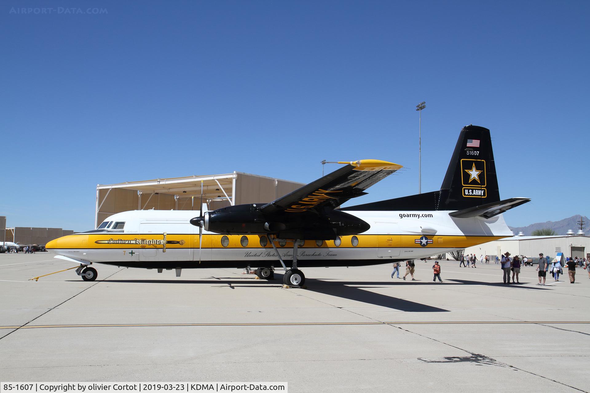 85-1607, 1983 Fokker C-31A (F27-400M) Troopship C/N 10653, 2019 airshow