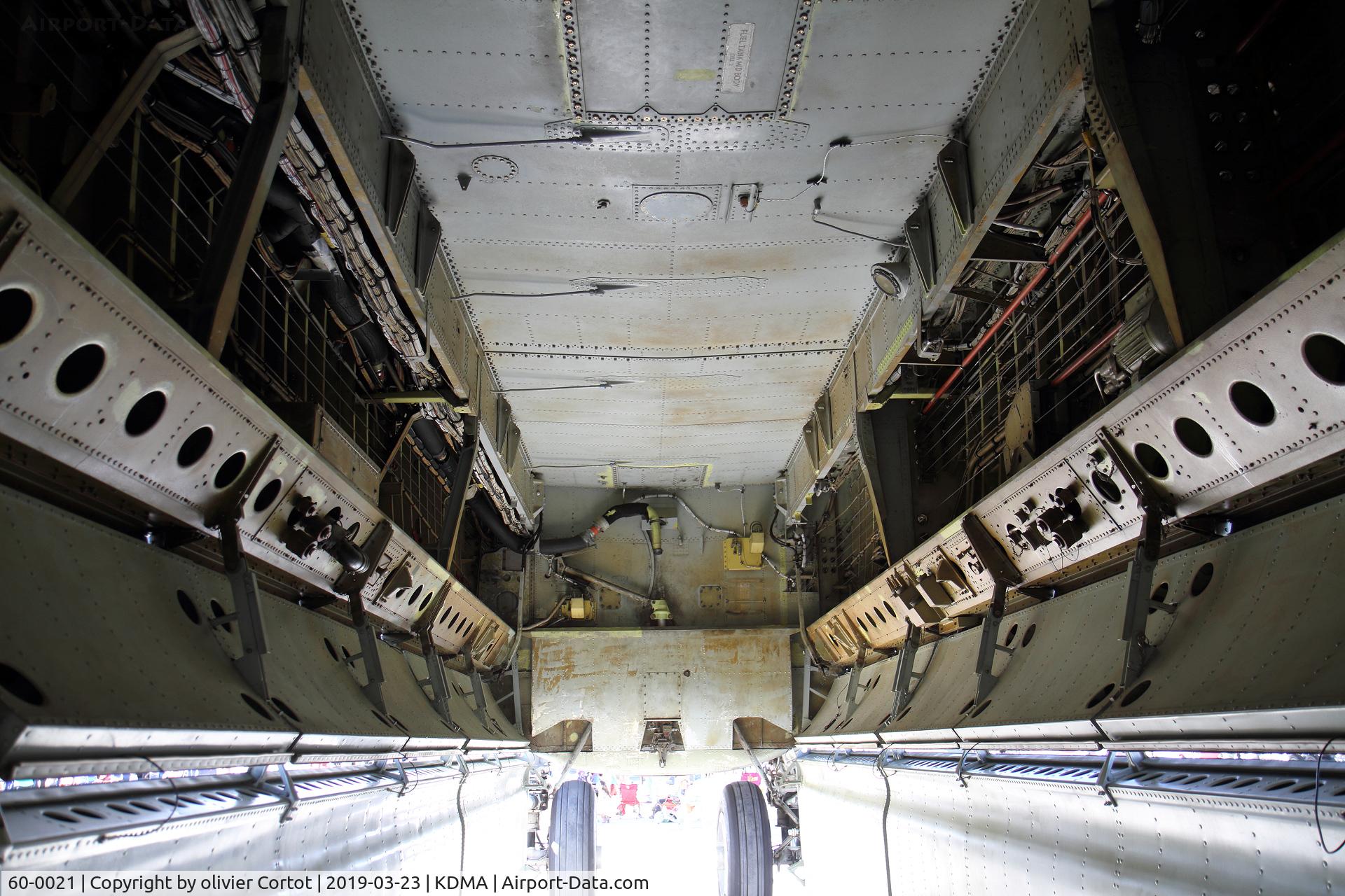 60-0021, 1960 Boeing B-52H Stratofortress C/N 464386, the bomb bay