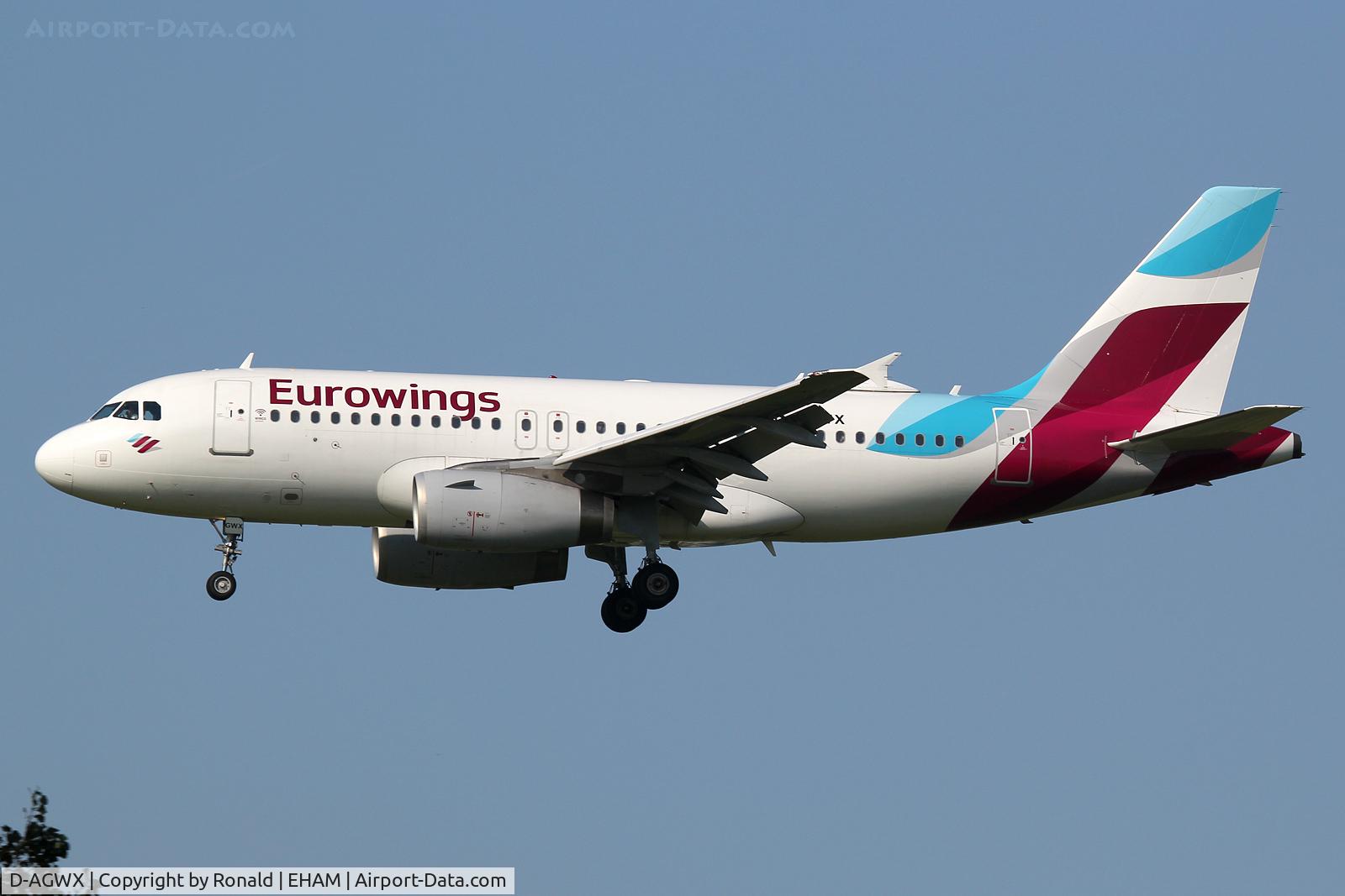 D-AGWX, 2013 Airbus A319-132 C/N 5569, at spl