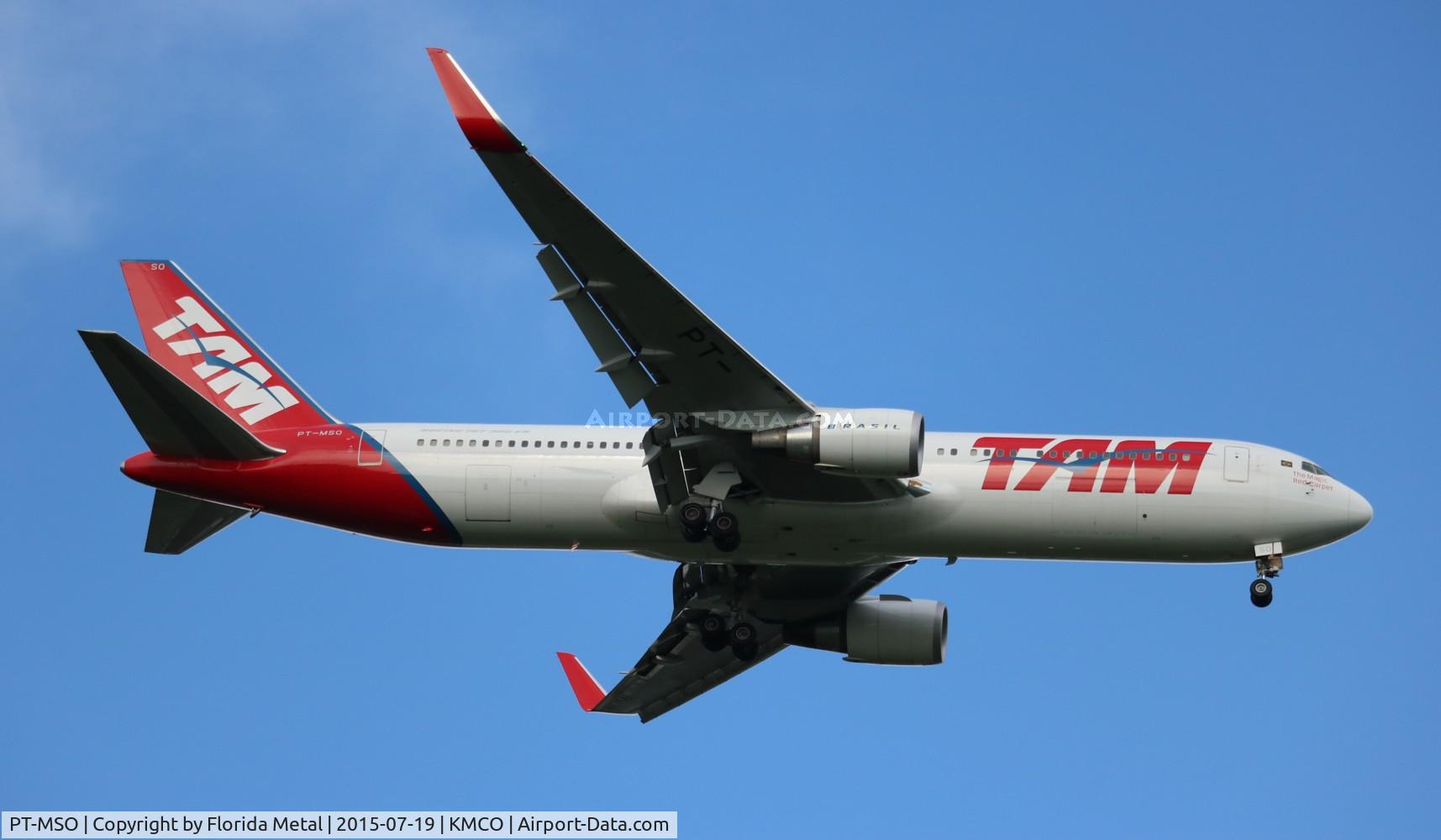 PT-MSO, 2012 Boeing 767-316/ER C/N 41747, TAM 767-316