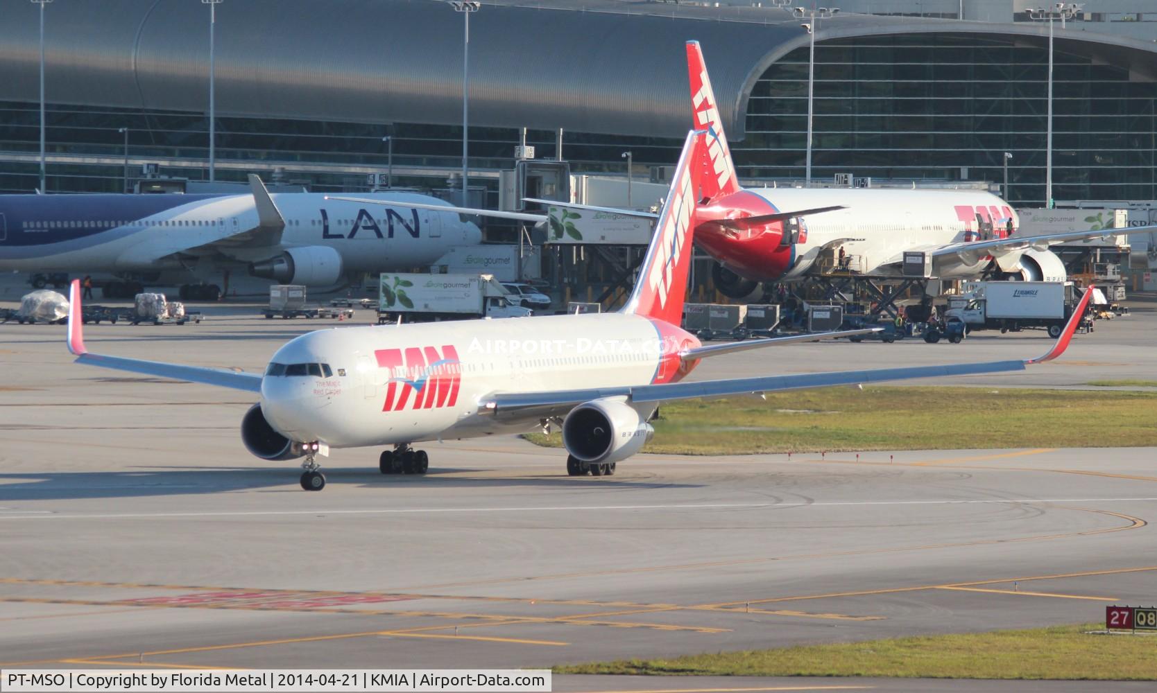 PT-MSO, 2012 Boeing 767-316/ER C/N 41747, TAM 767-316